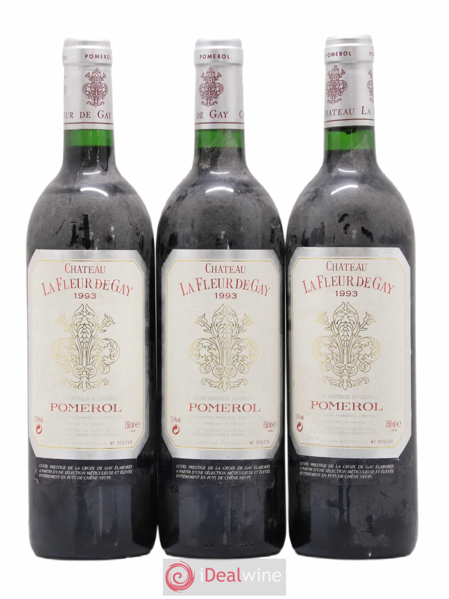 Château la Fleur de Gay 1993 - Lot de 3 bouteilles - 0