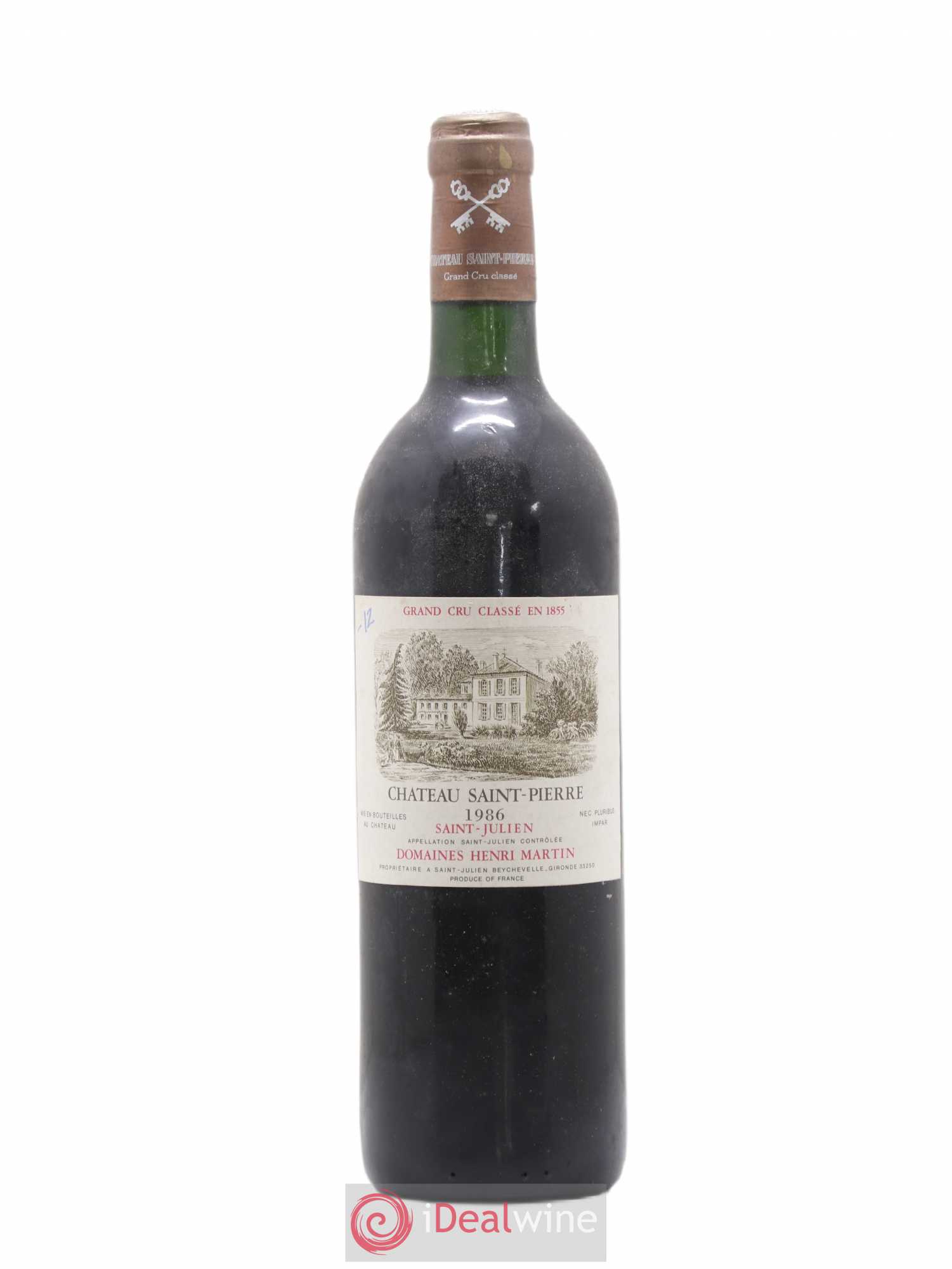 Château Saint-Pierre 4ème Grand Cru Classé 1986 - Lot de 1 bouteille - 0