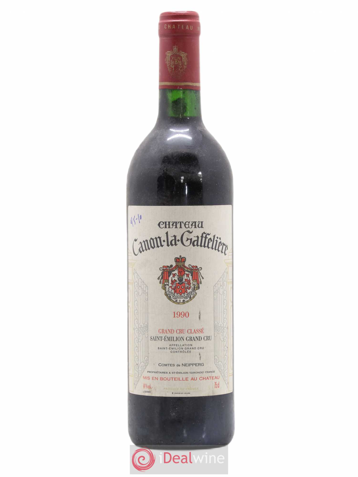 Château Canon la Gaffelière 1er Grand Cru Classé B 1990 - Lot de 1 bouteille - 0