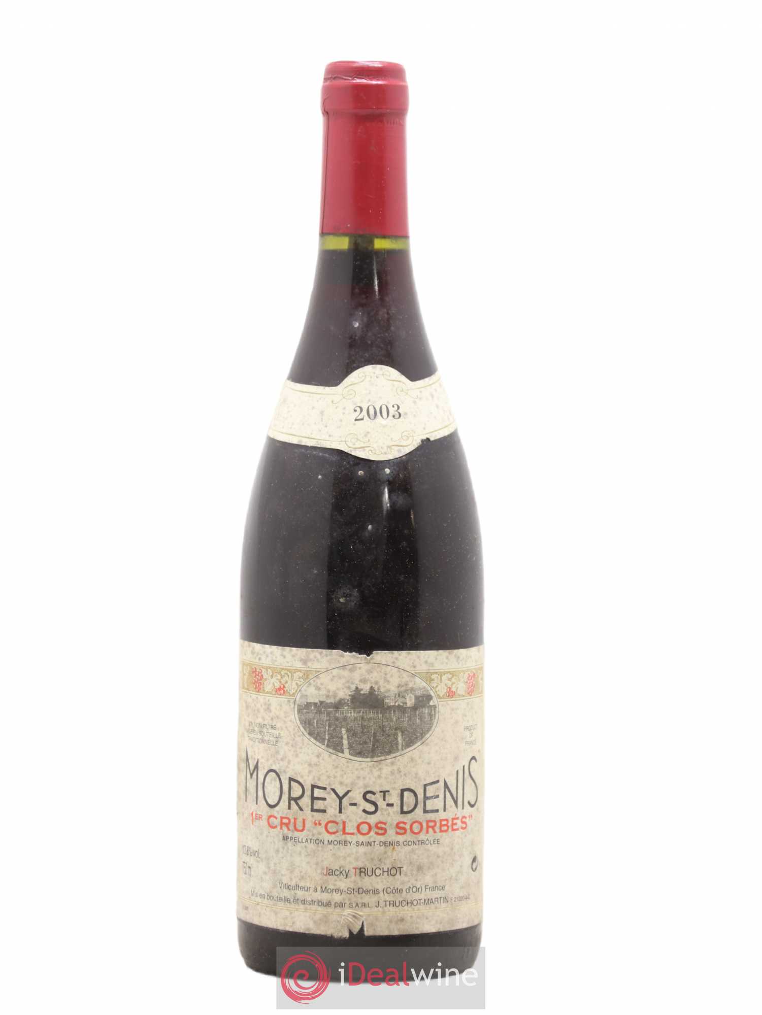 Morey-Saint-Denis 1er Cru Clos Sorbés Jacky Truchot 2003 - Lot de 1 bouteille - 0