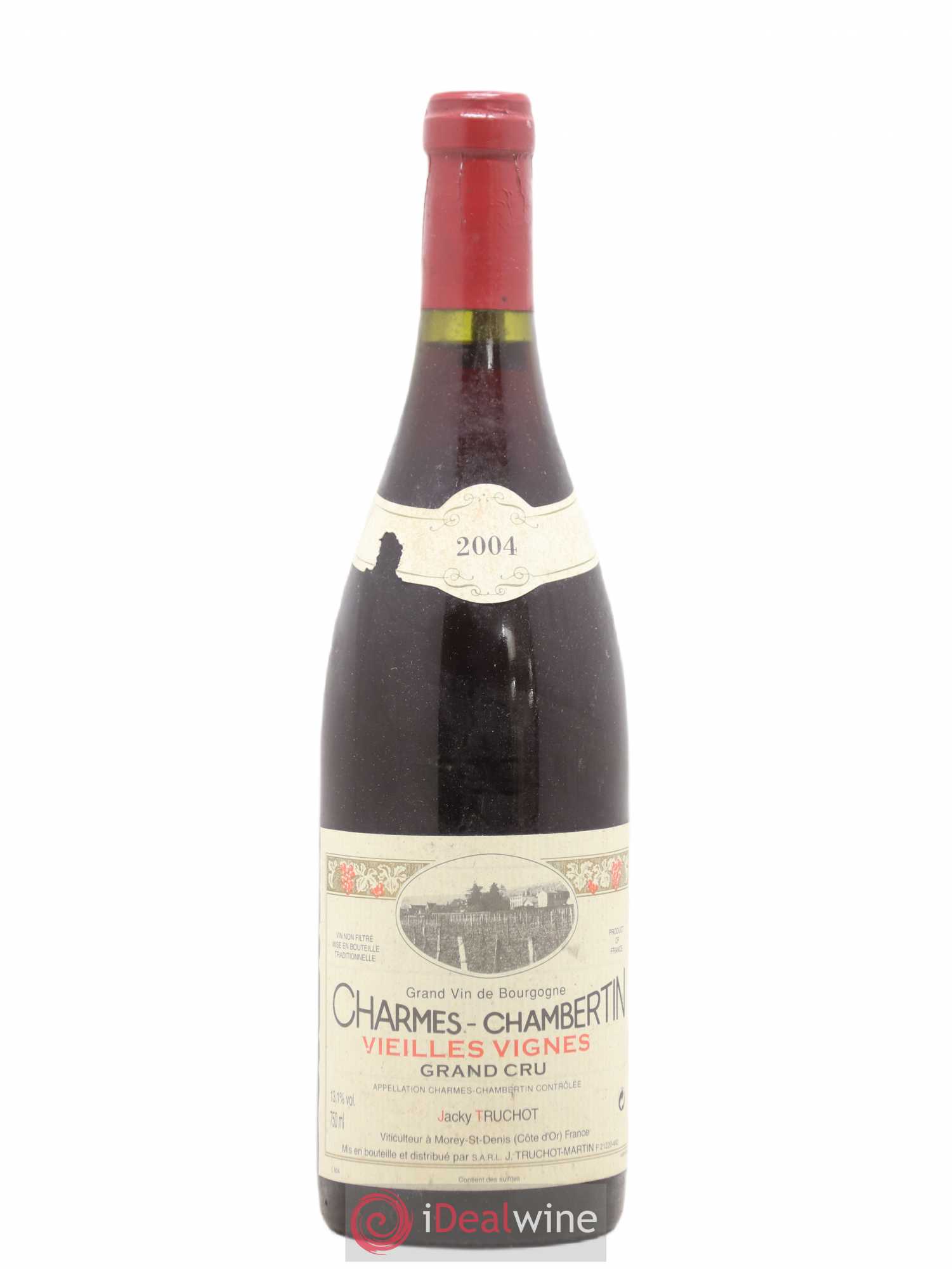 Charmes-Chambertin Grand Cru Vieilles Vignes Jacky Truchot 2004 - Lot de 1 bouteille - 0