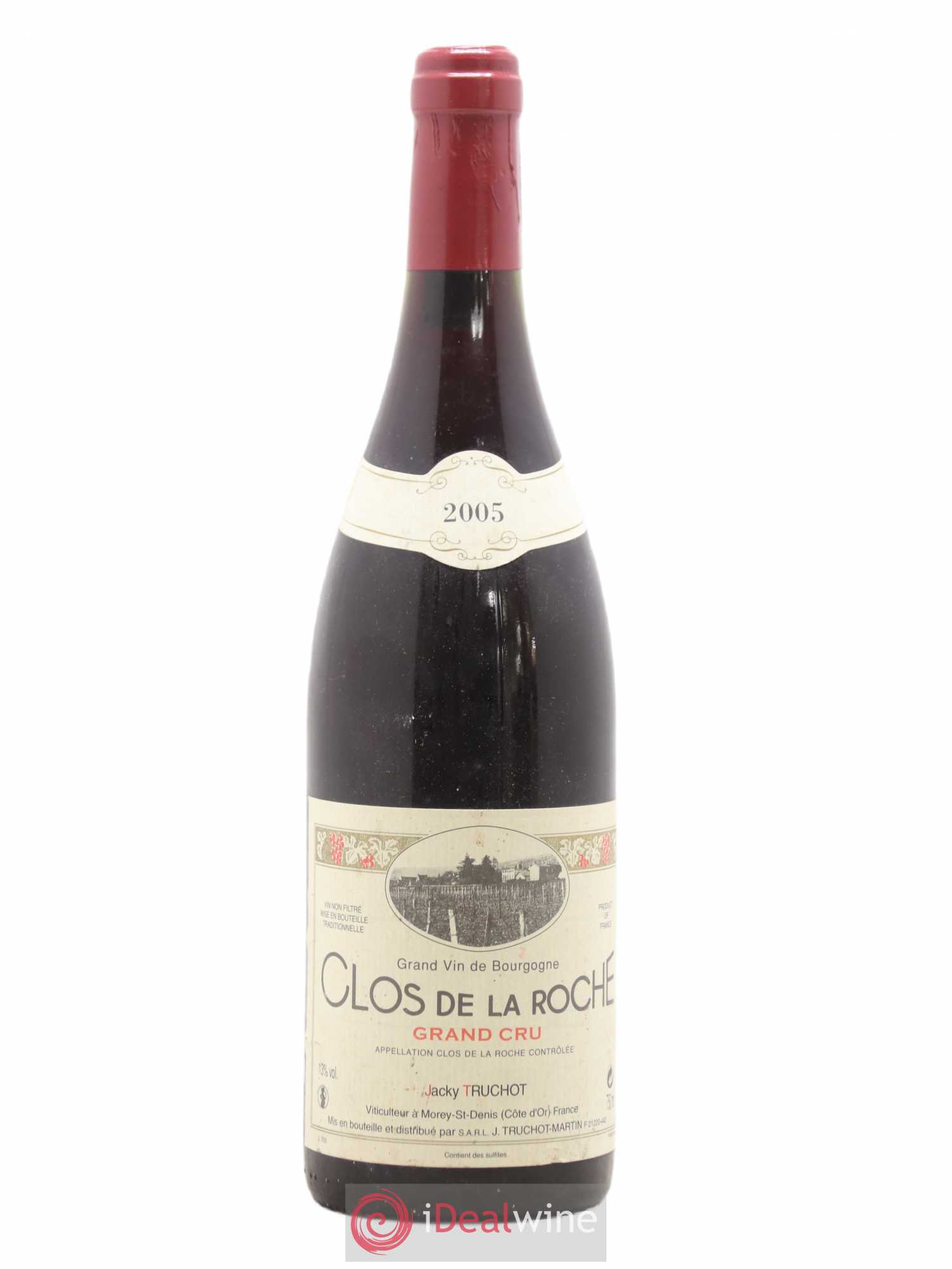 Clos de la Roche Grand Cru Jacky Truchot 2005 - Lot de 1 bouteille - 0