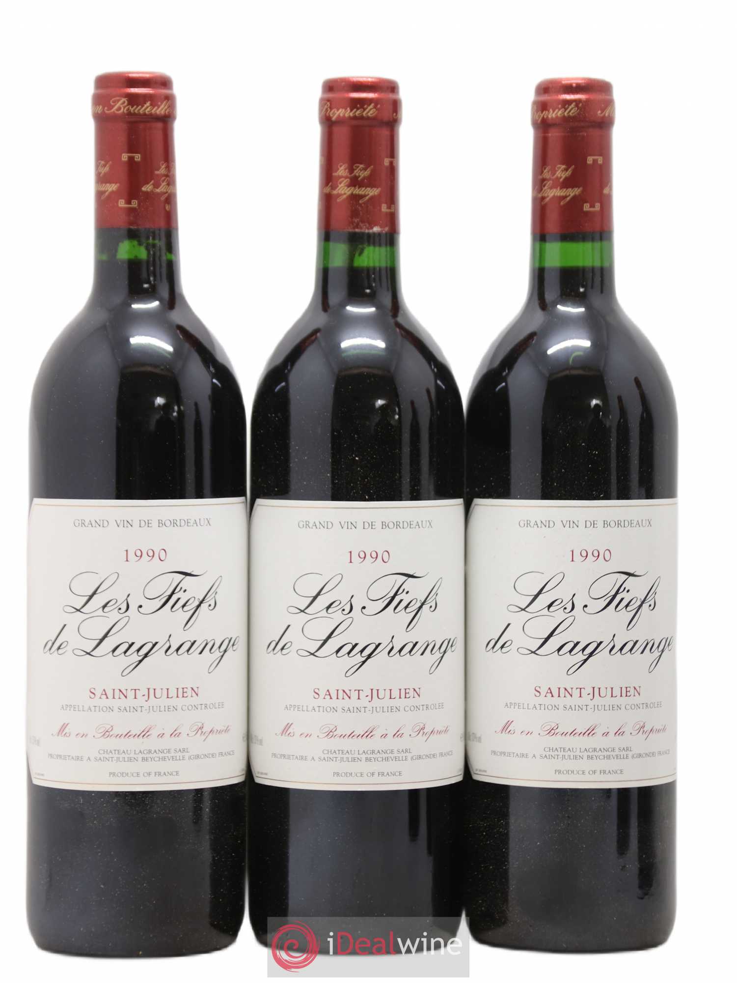 Les Fiefs de Lagrange Second Vin 1990 - Lot de 12 bouteilles - 2