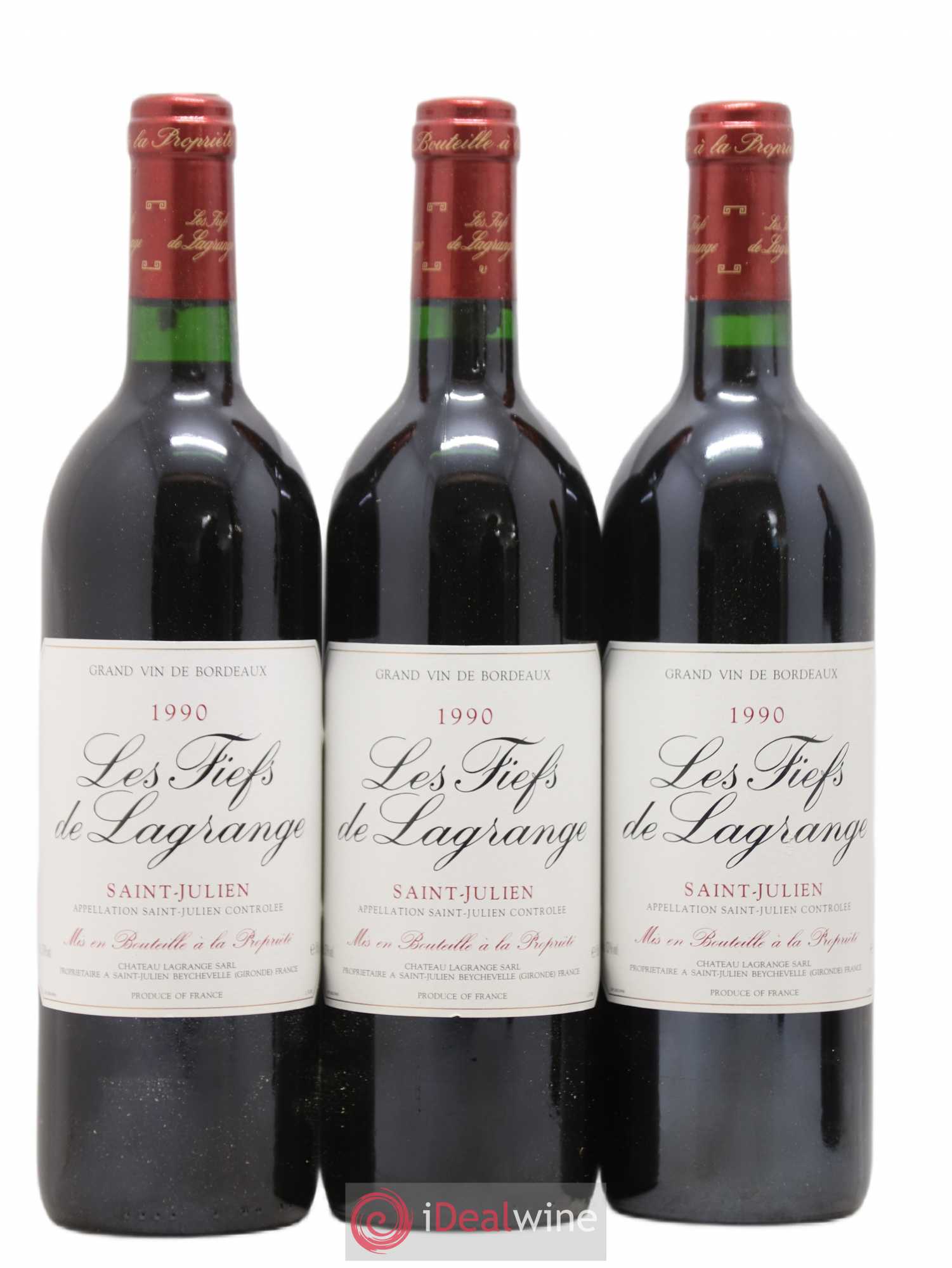 Les Fiefs de Lagrange Second Vin 1990 - Lot de 12 bouteilles - 3