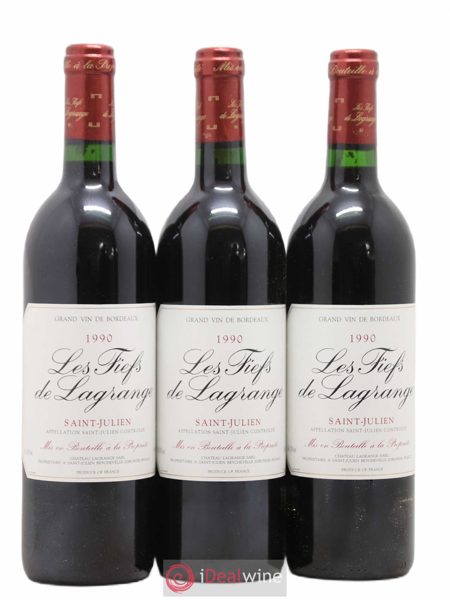 Les Fiefs de Lagrange Second Vin 1990 - Lot de 12 bouteilles - 4
