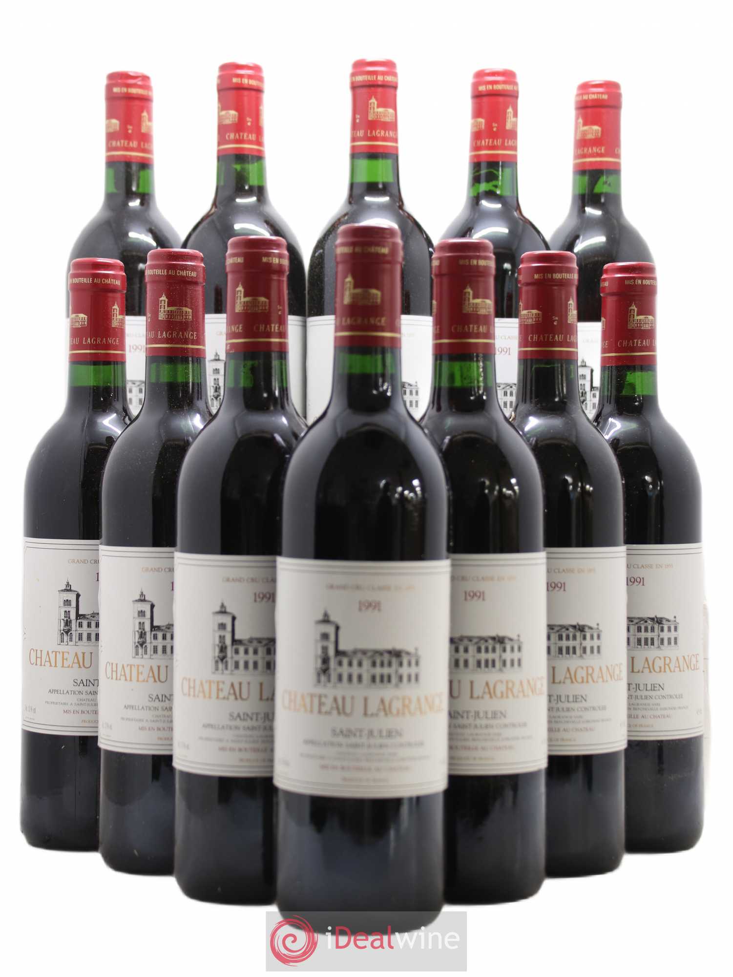 Château Lagrange 3ème Grand Cru Classé 1991 - Lot de 12 bouteilles - 0