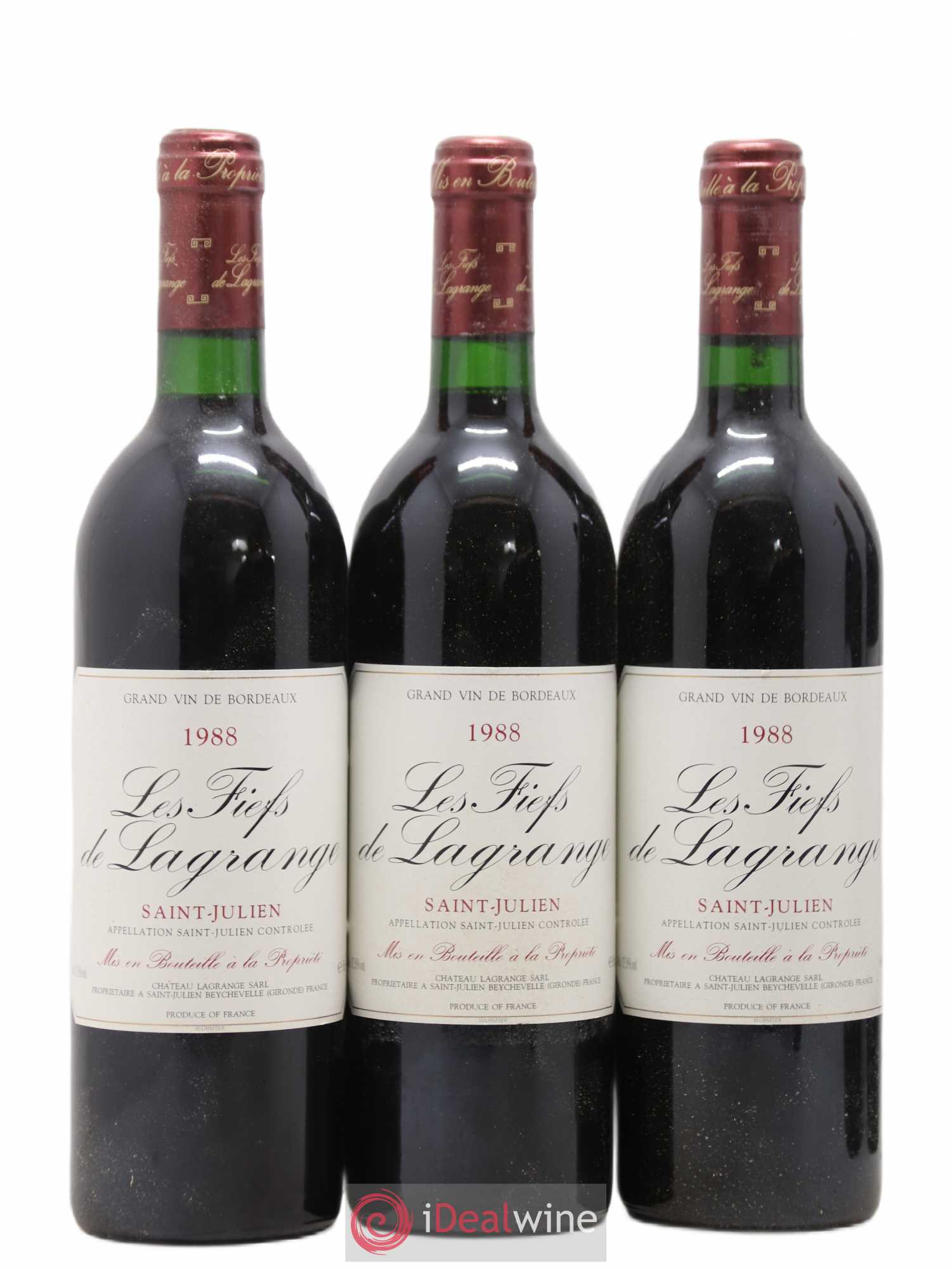 Les Fiefs de Lagrange Second Vin 1988 - Lot de 12 bouteilles - 2