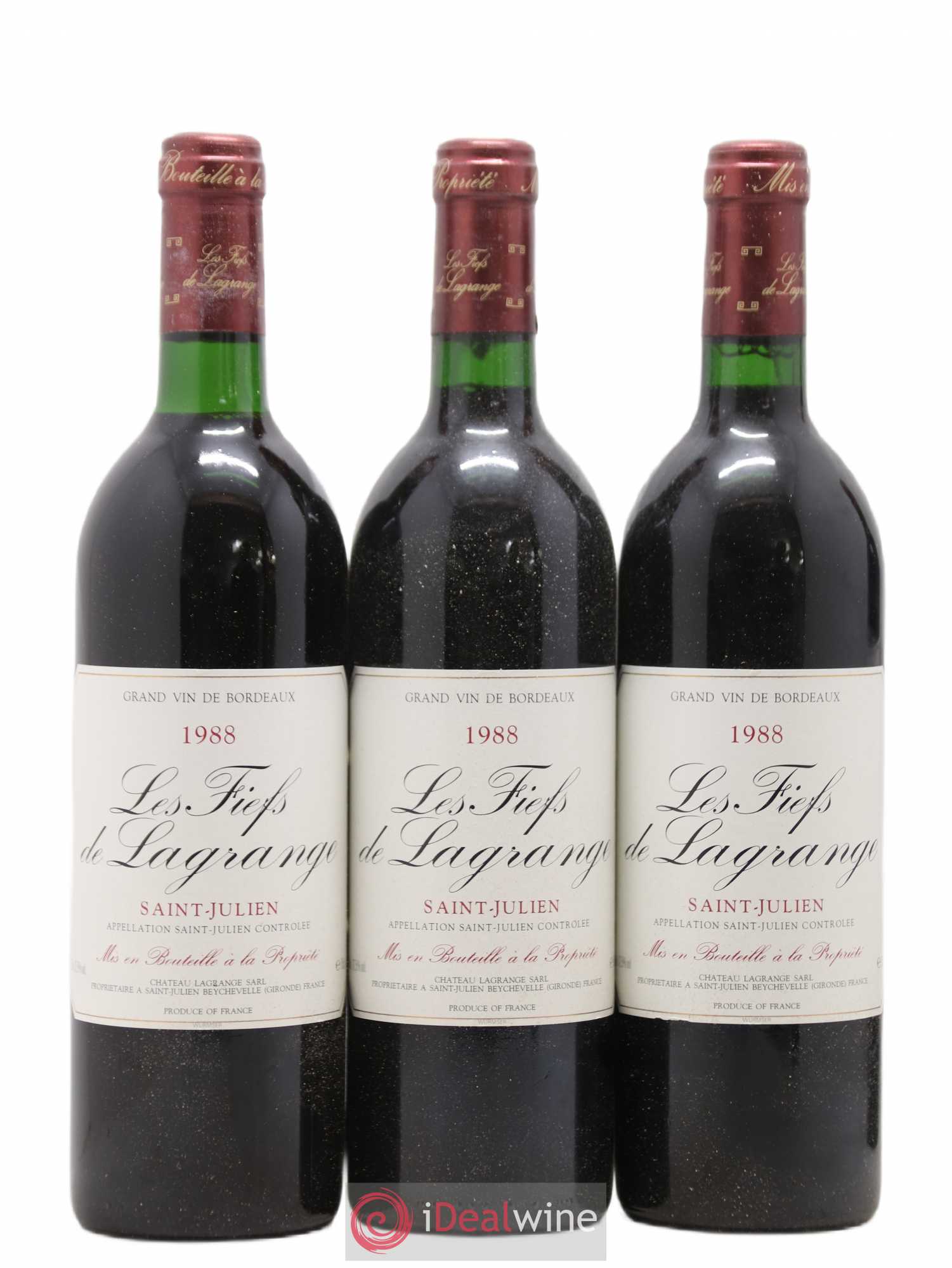 Les Fiefs de Lagrange Second Vin 1988 - Lot de 12 bouteilles - 3