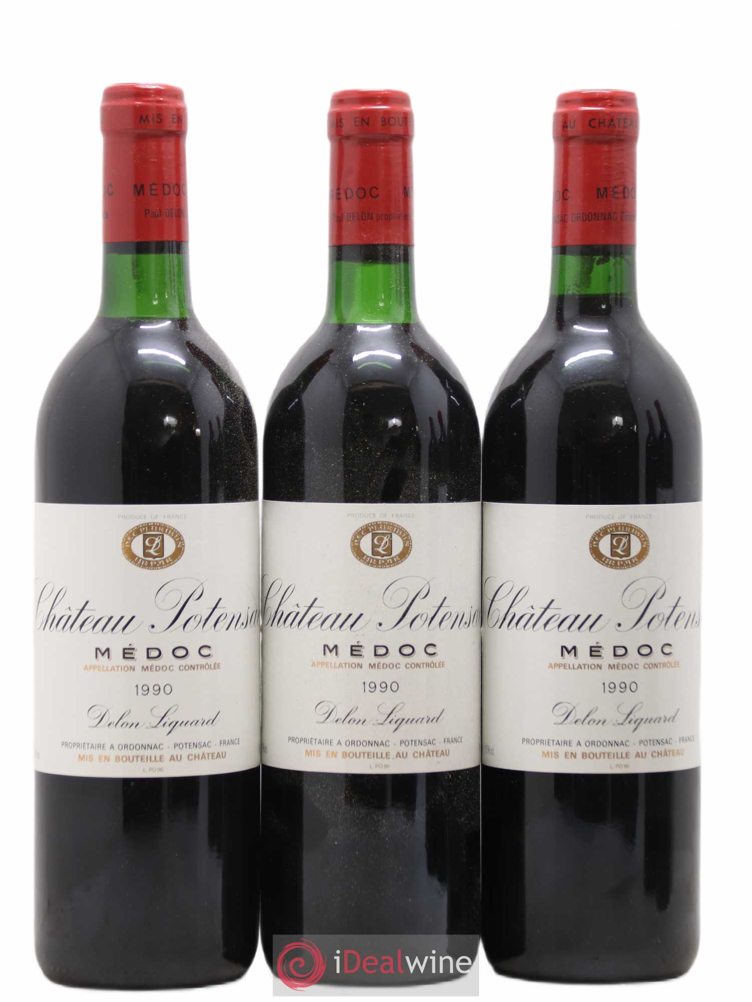 Château Potensac 1990 - Lot de 12 bouteilles - 1