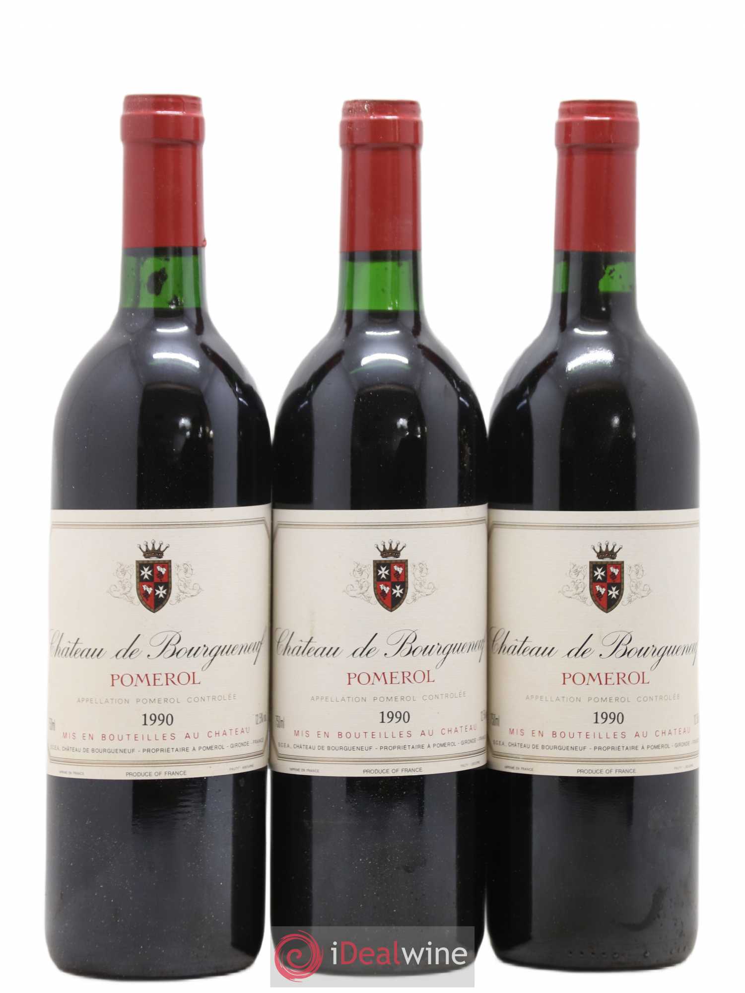 Pomerol Château de Bourgueneuf 1990 - Lot de 12 bouteilles - 4