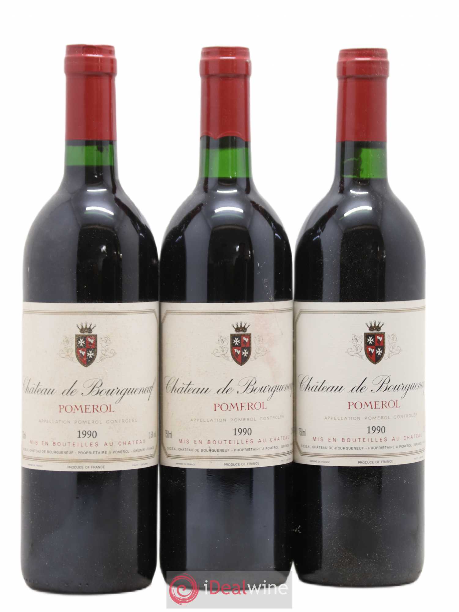 Pomerol Château de Bourgueneuf 1990 - Lot de 12 bouteilles - 3