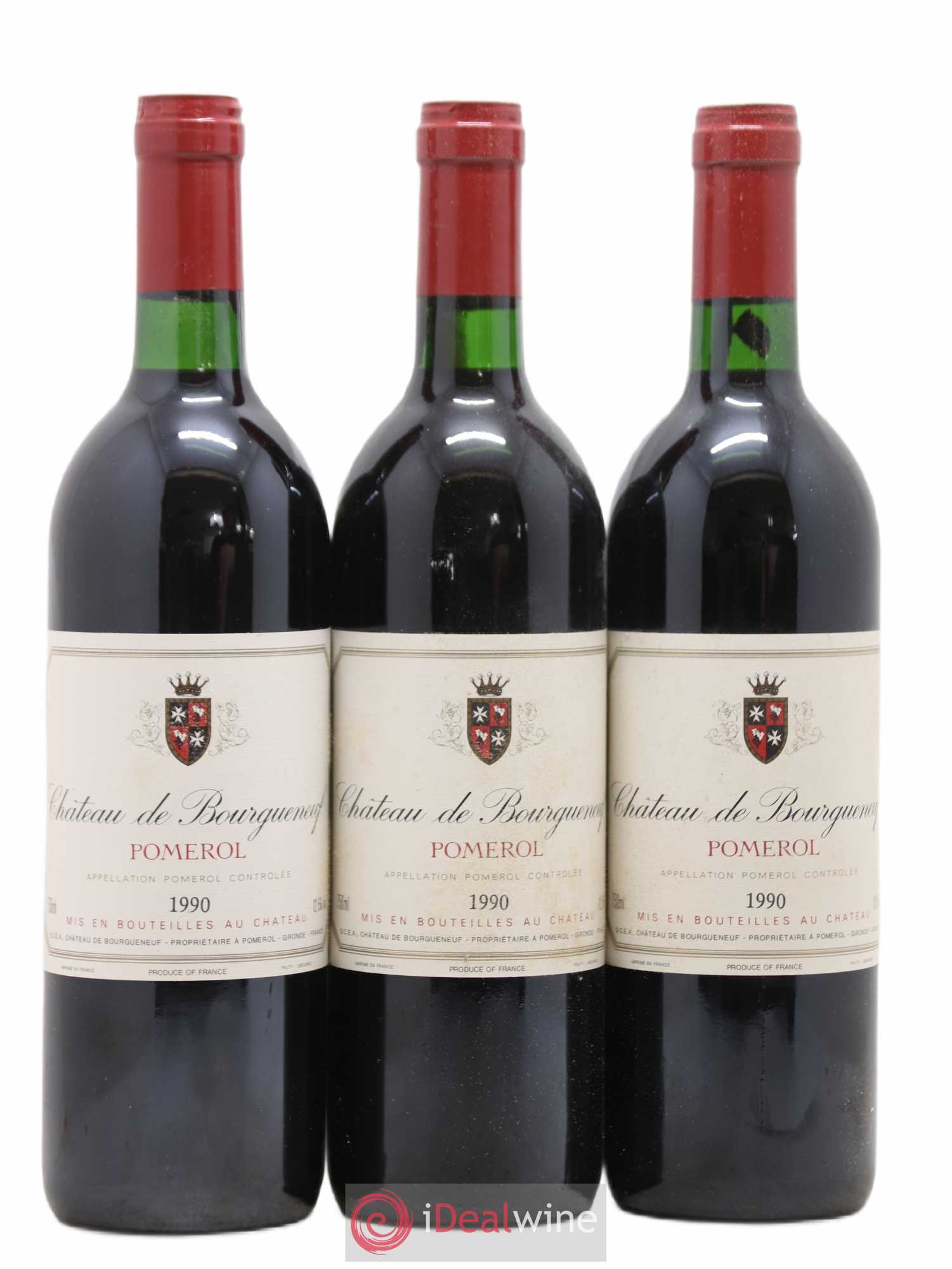 Pomerol Château de Bourgueneuf 1990 - Lot de 12 bouteilles - 4