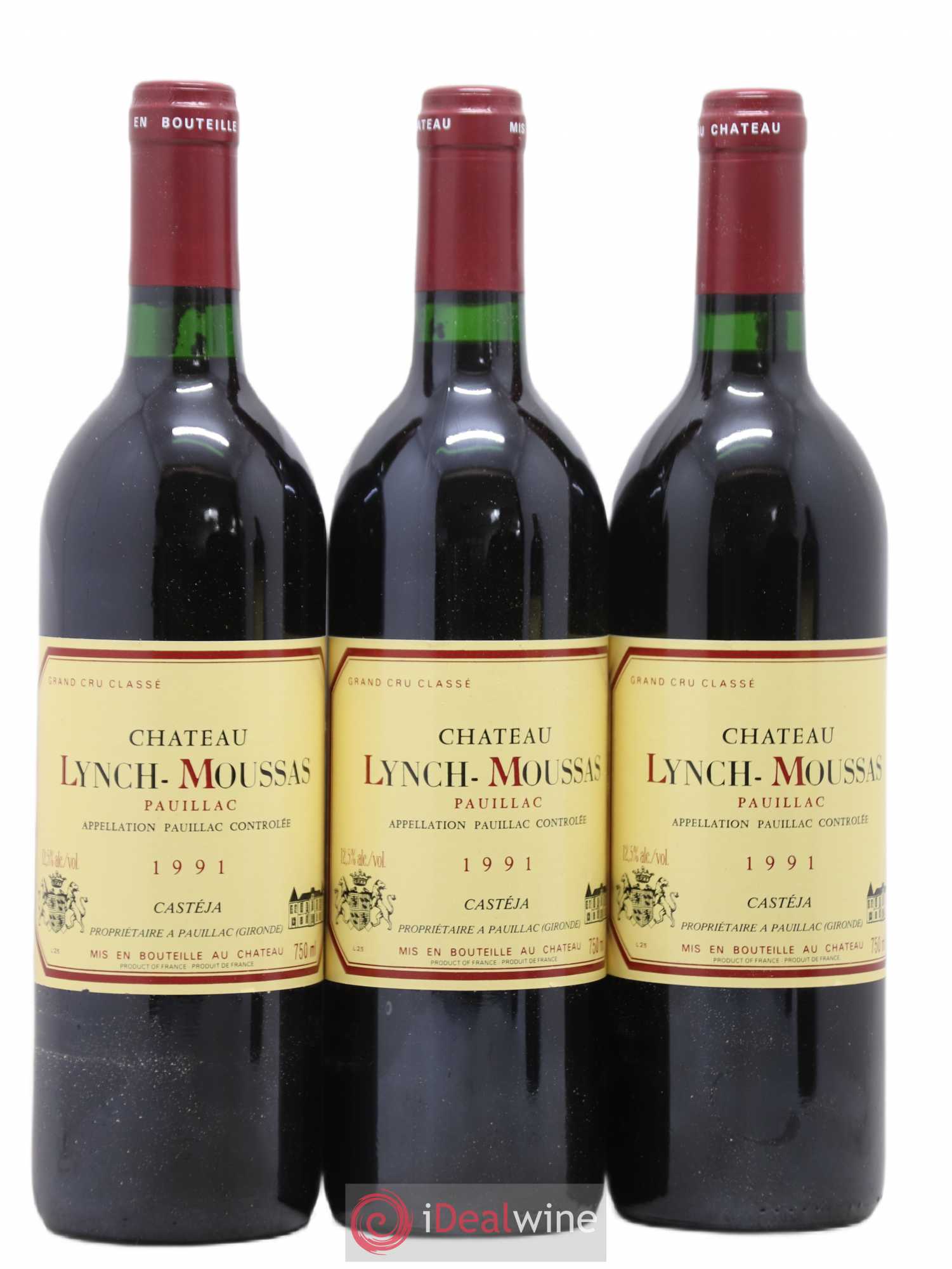 Château Lynch Moussas 5ème Grand Cru Classé 1991 - Lot de 12 bouteilles - 2