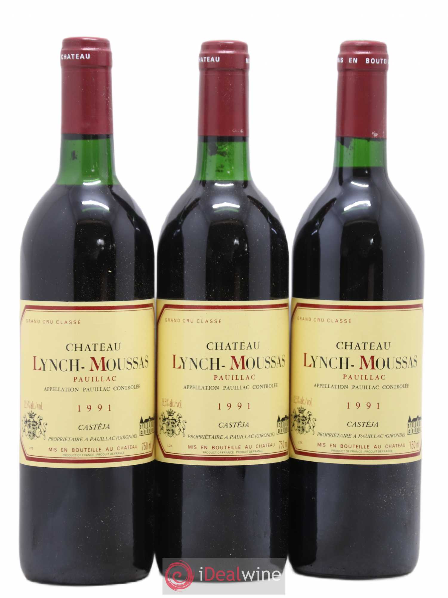 Château Lynch Moussas 5ème Grand Cru Classé 1991 - Lot de 12 bouteilles - 4