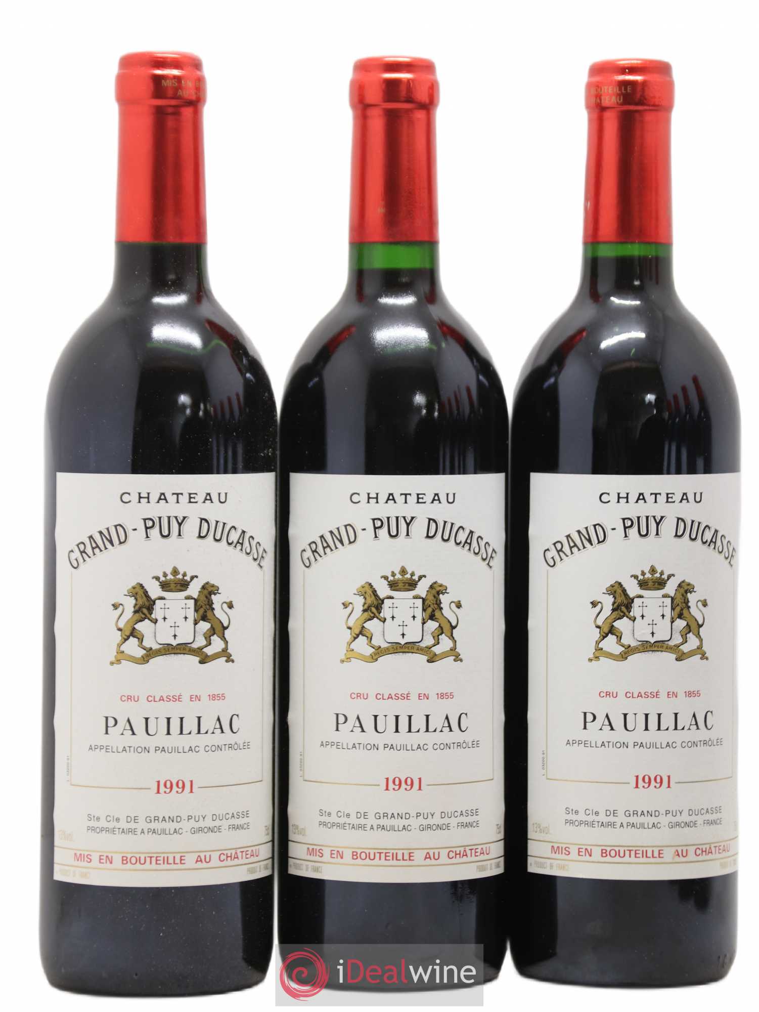 Château Grand Puy Ducasse 5ème Grand Cru Classé 1991 - Lot de 12 bouteilles - 1