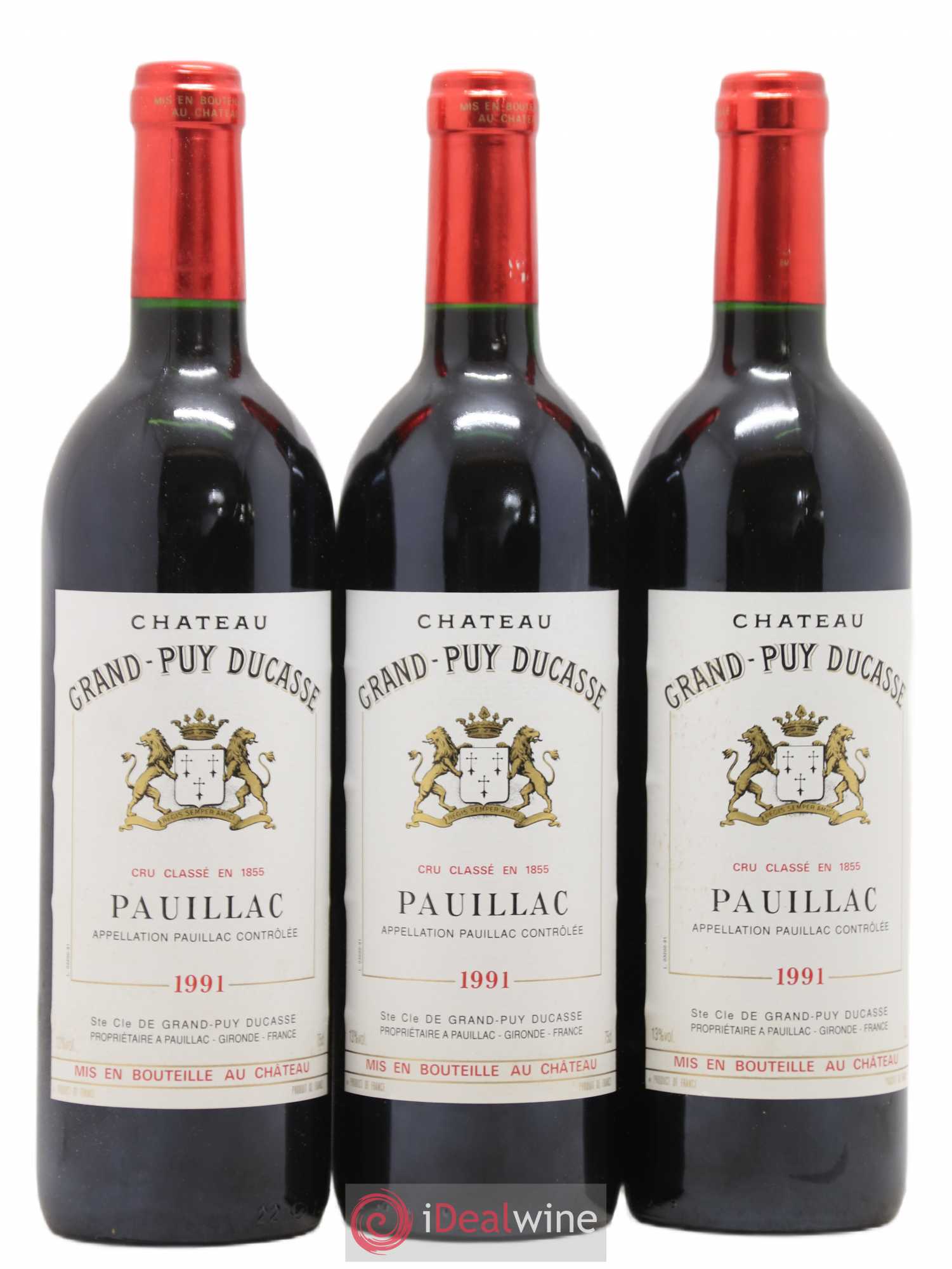 Château Grand Puy Ducasse 5ème Grand Cru Classé 1991 - Lot de 12 bouteilles - 3