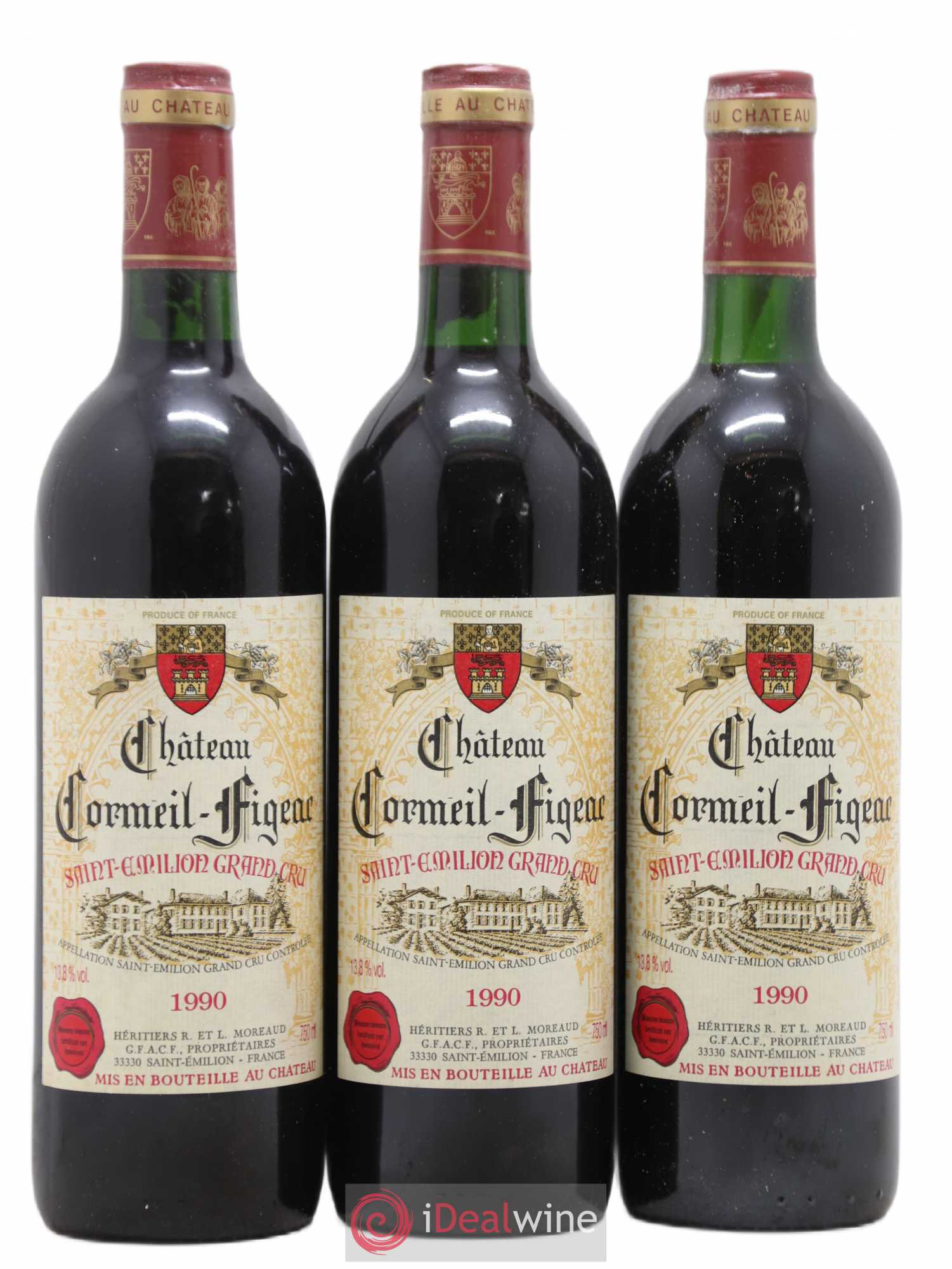 Château Cormeil Figeac 1990 - Lot de 12 bouteilles - 4