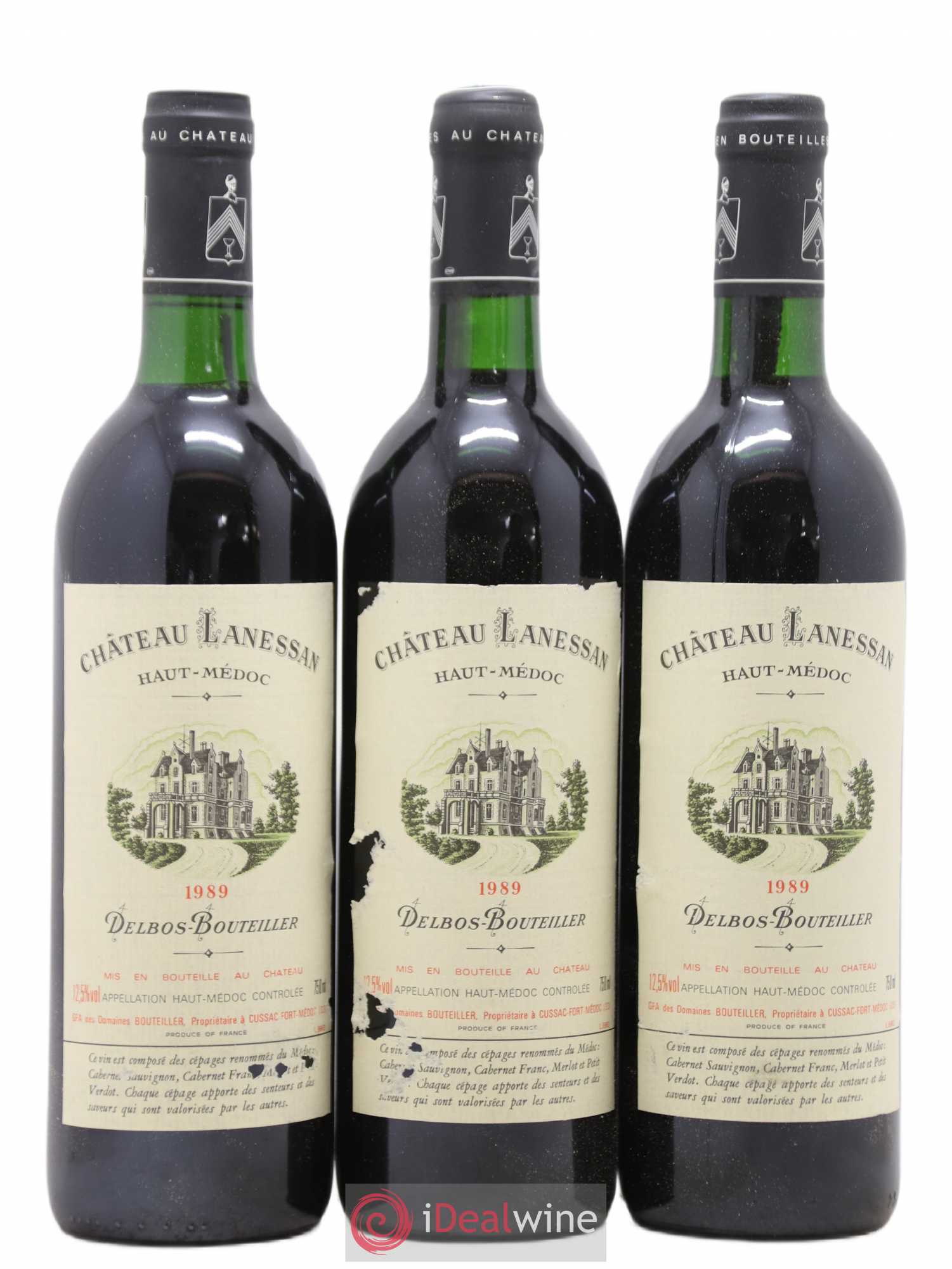 Château Lanessan Cru Bourgeois 1989 - Lot de 12 bouteilles - 4