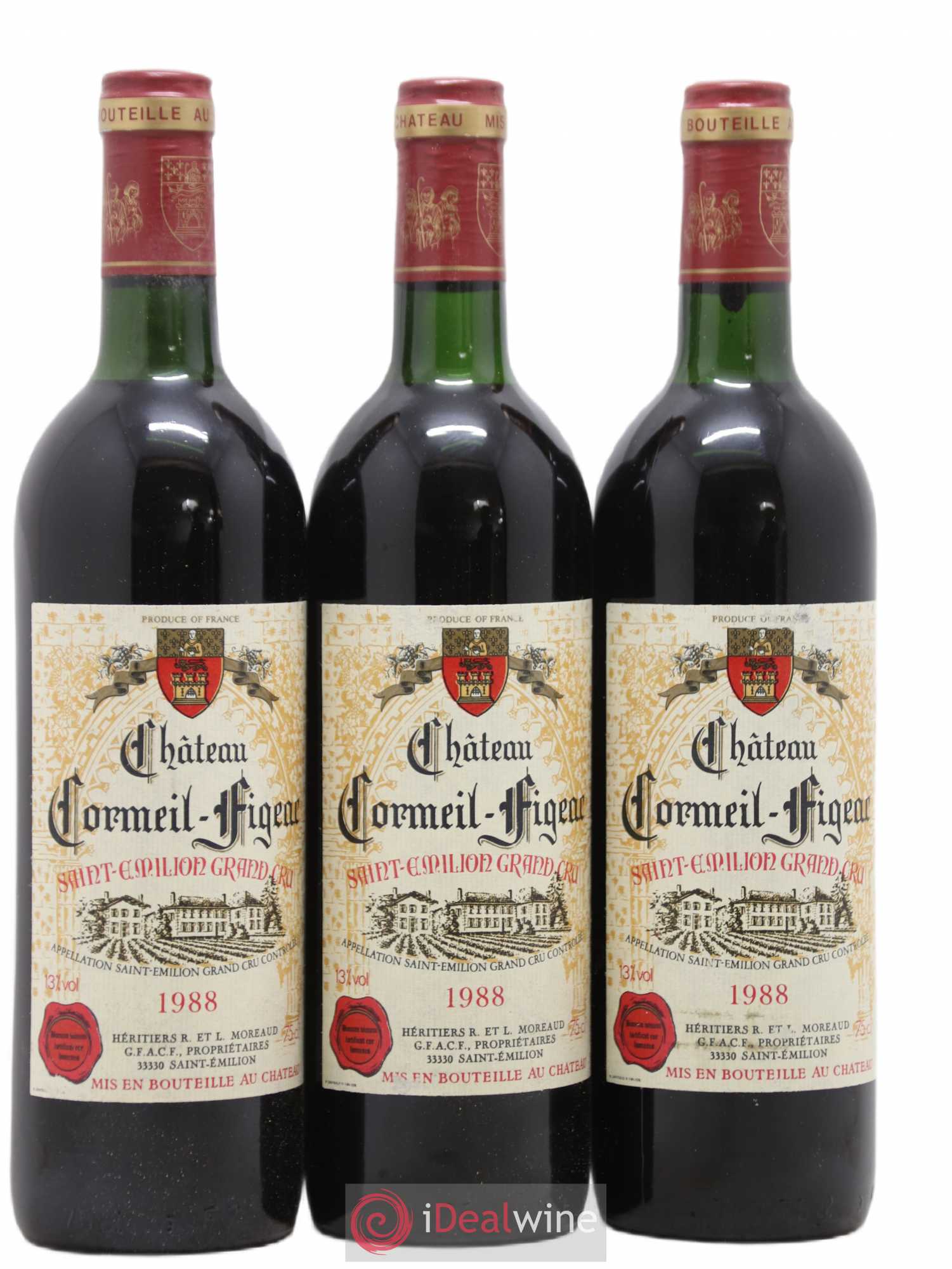 Château Cormeil Figeac 1988 - Lot de 12 bouteilles - 4