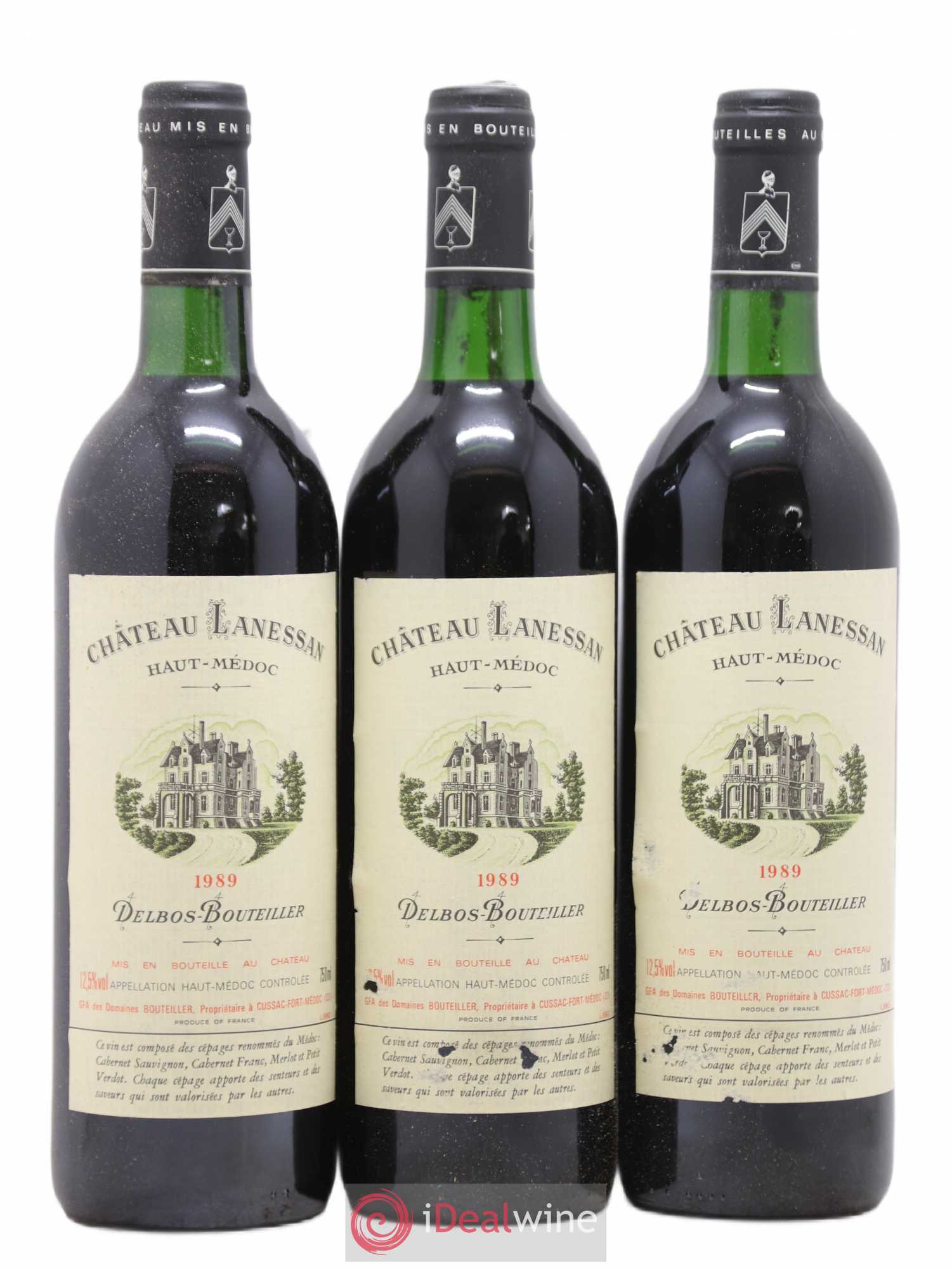Château Lanessan Cru Bourgeois 1989 - Lot de 12 bouteilles - 4