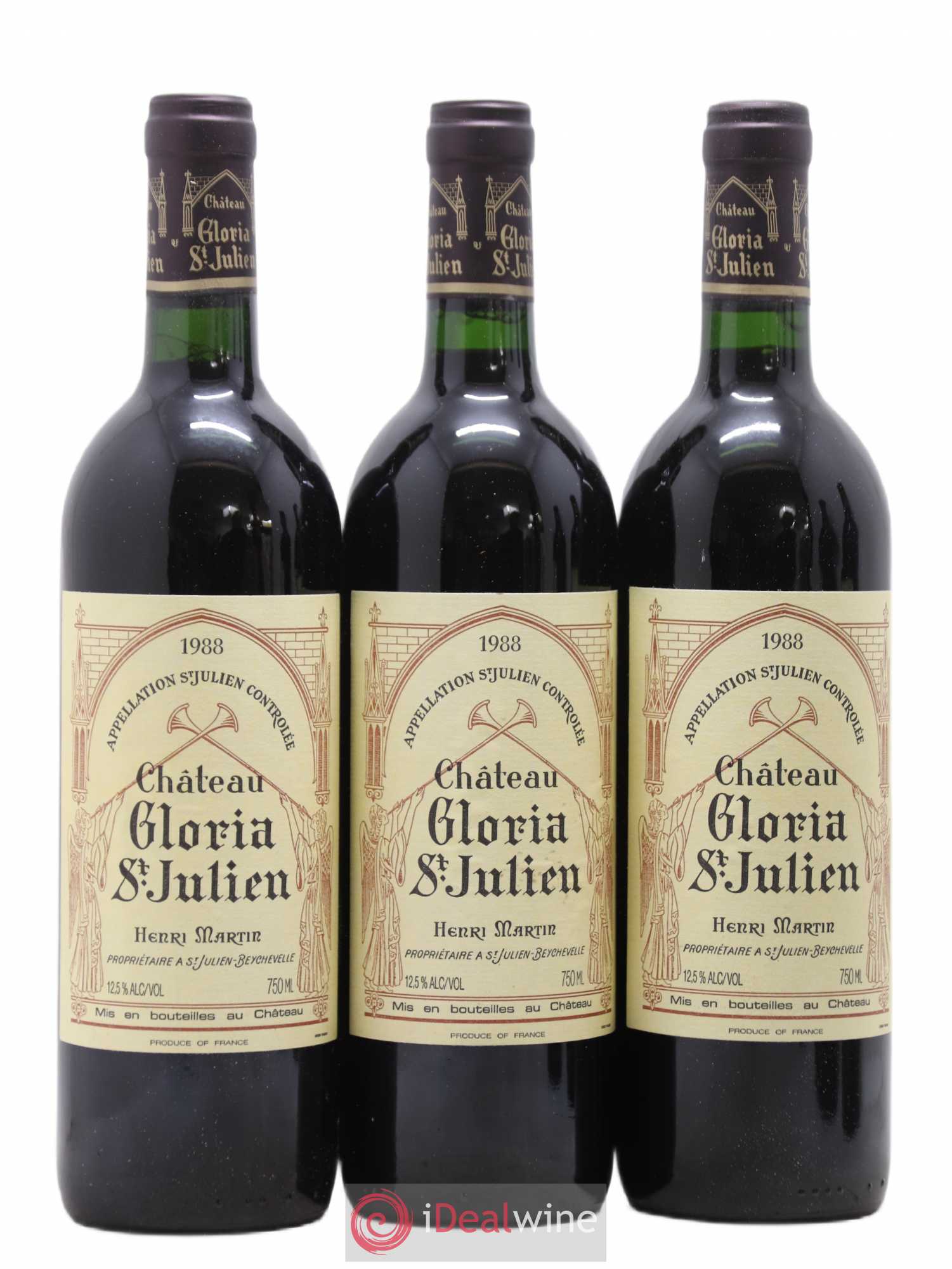 Château Gloria 1988 - Lot de 12 bouteilles - 2