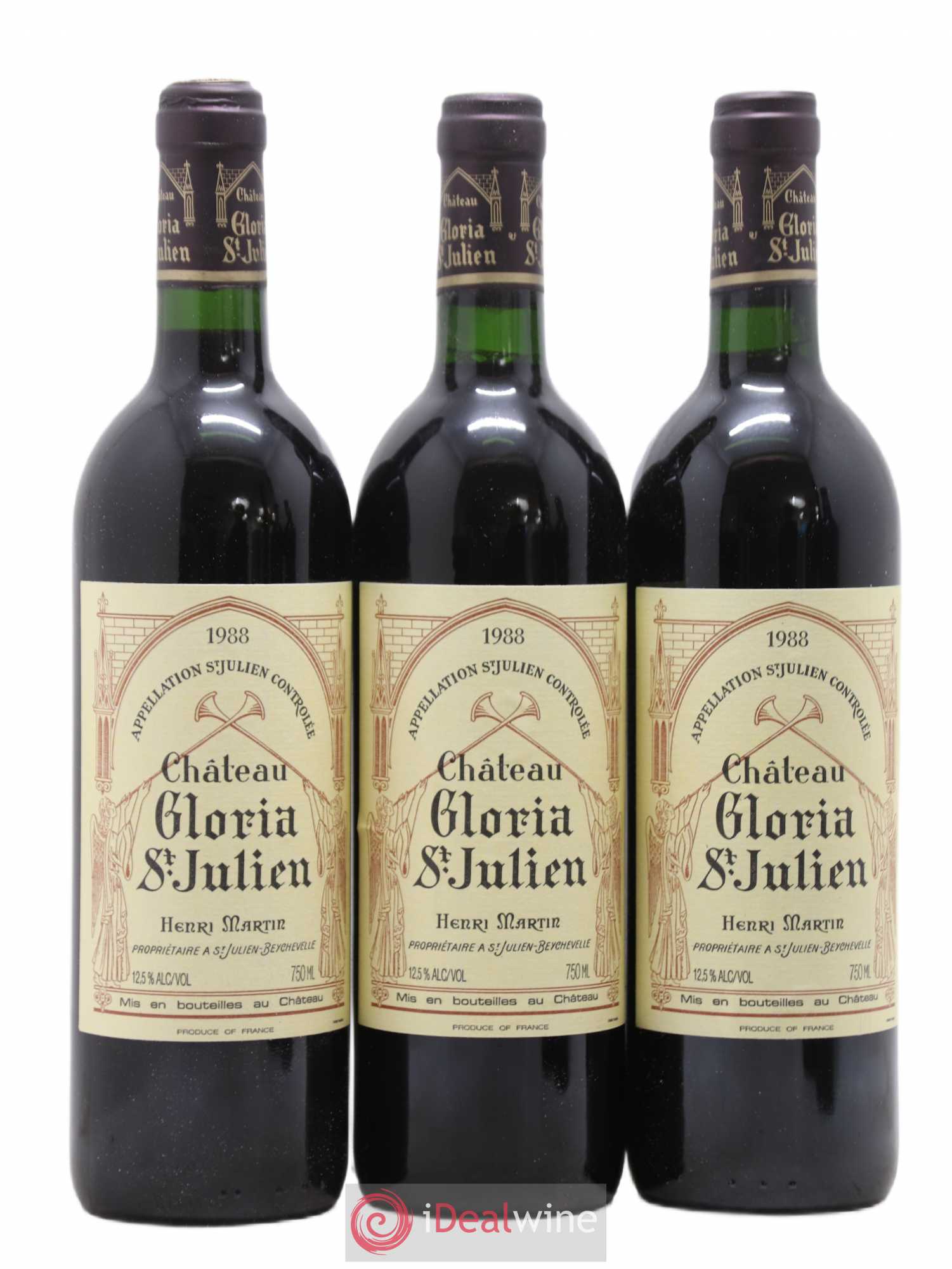 Château Gloria 1988 - Lot de 12 bouteilles - 3
