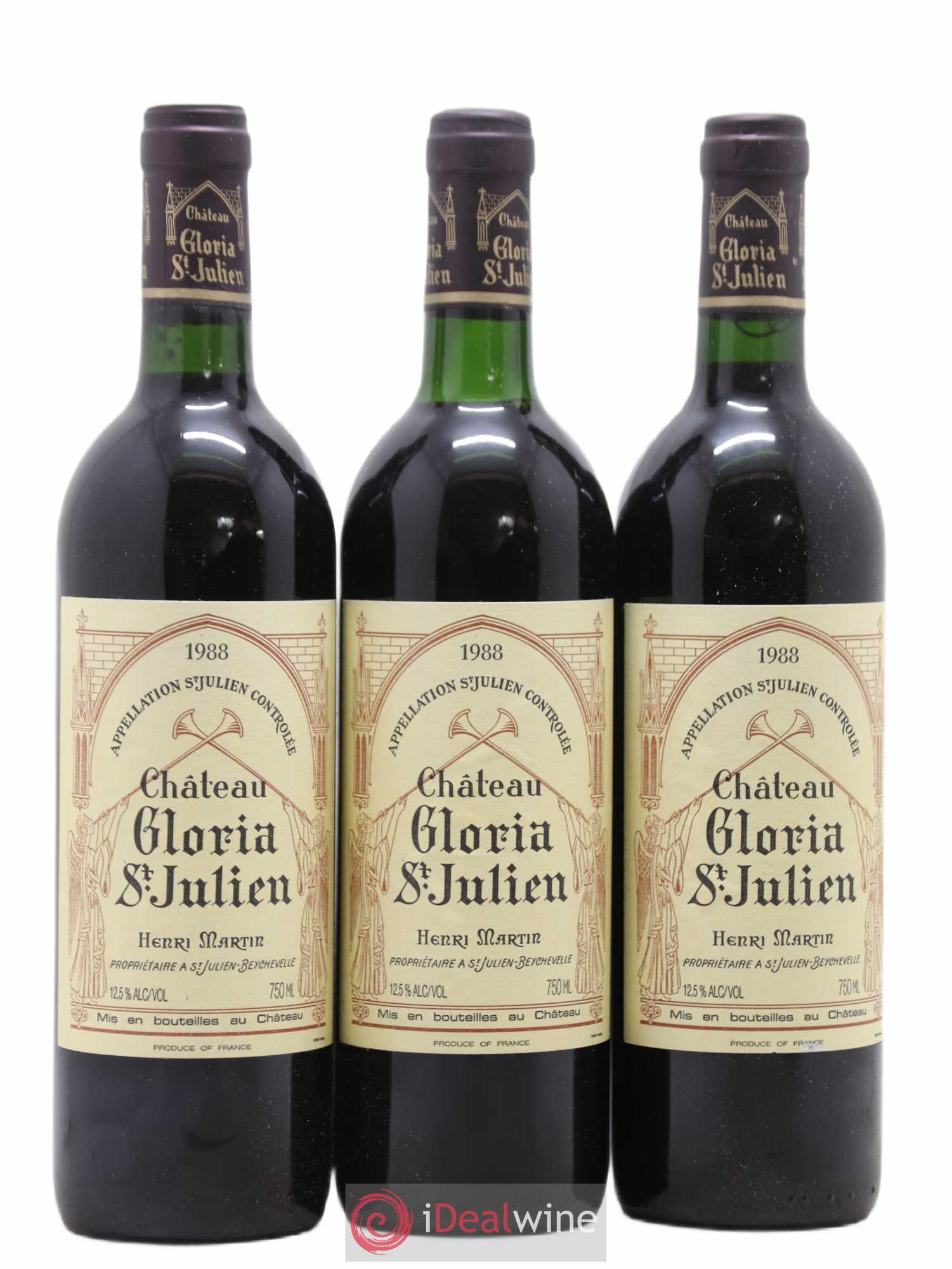 Château Gloria 1988 - Lot de 12 bouteilles - 4