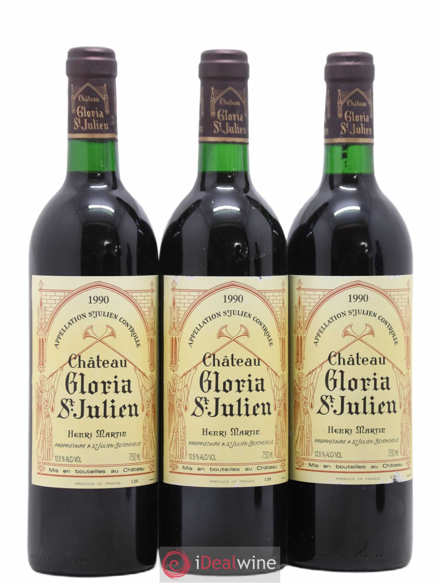 Château Gloria 1990 - Lot de 12 bouteilles - 3