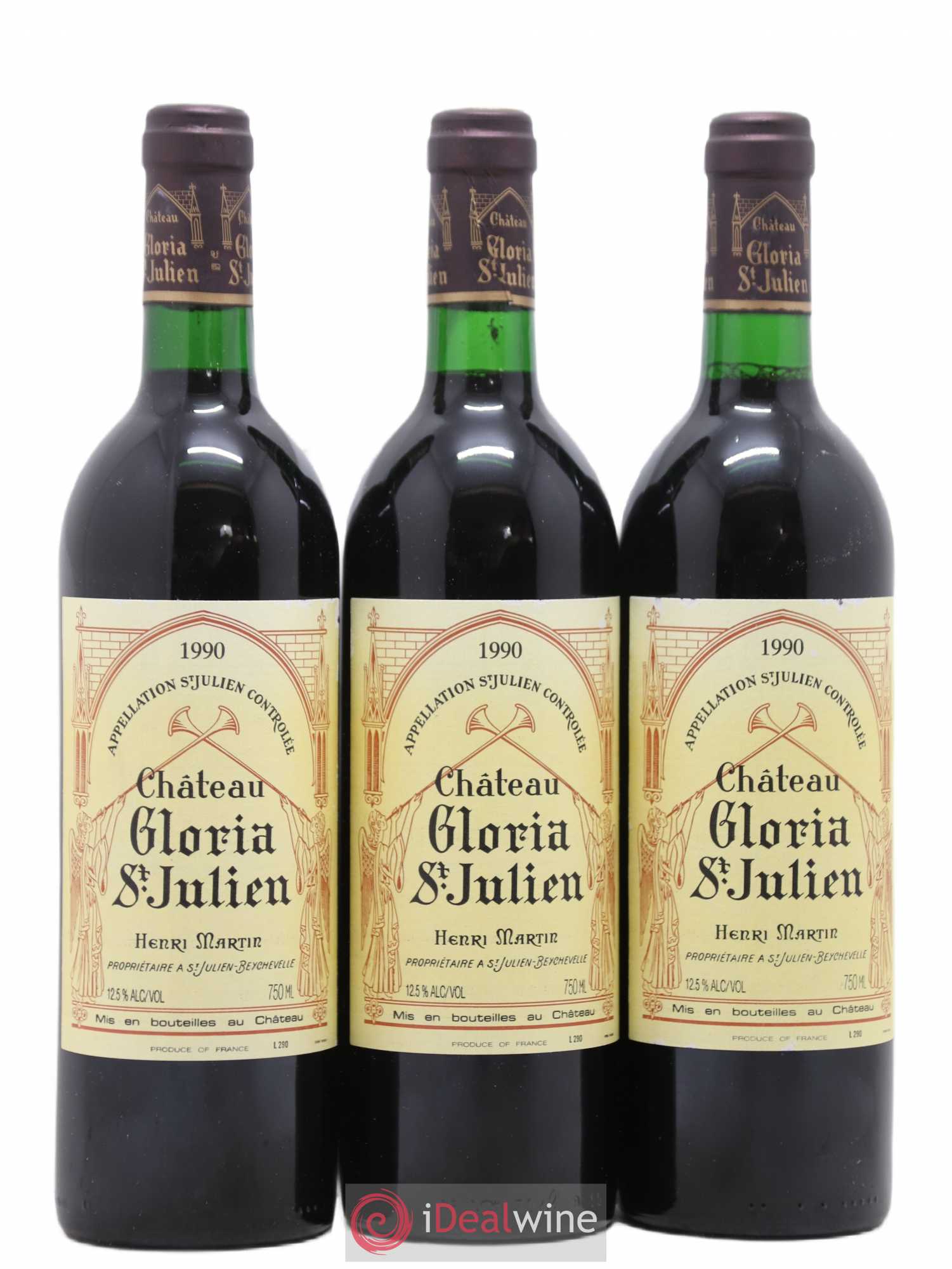 Château Gloria 1990 - Lot de 12 bouteilles - 4