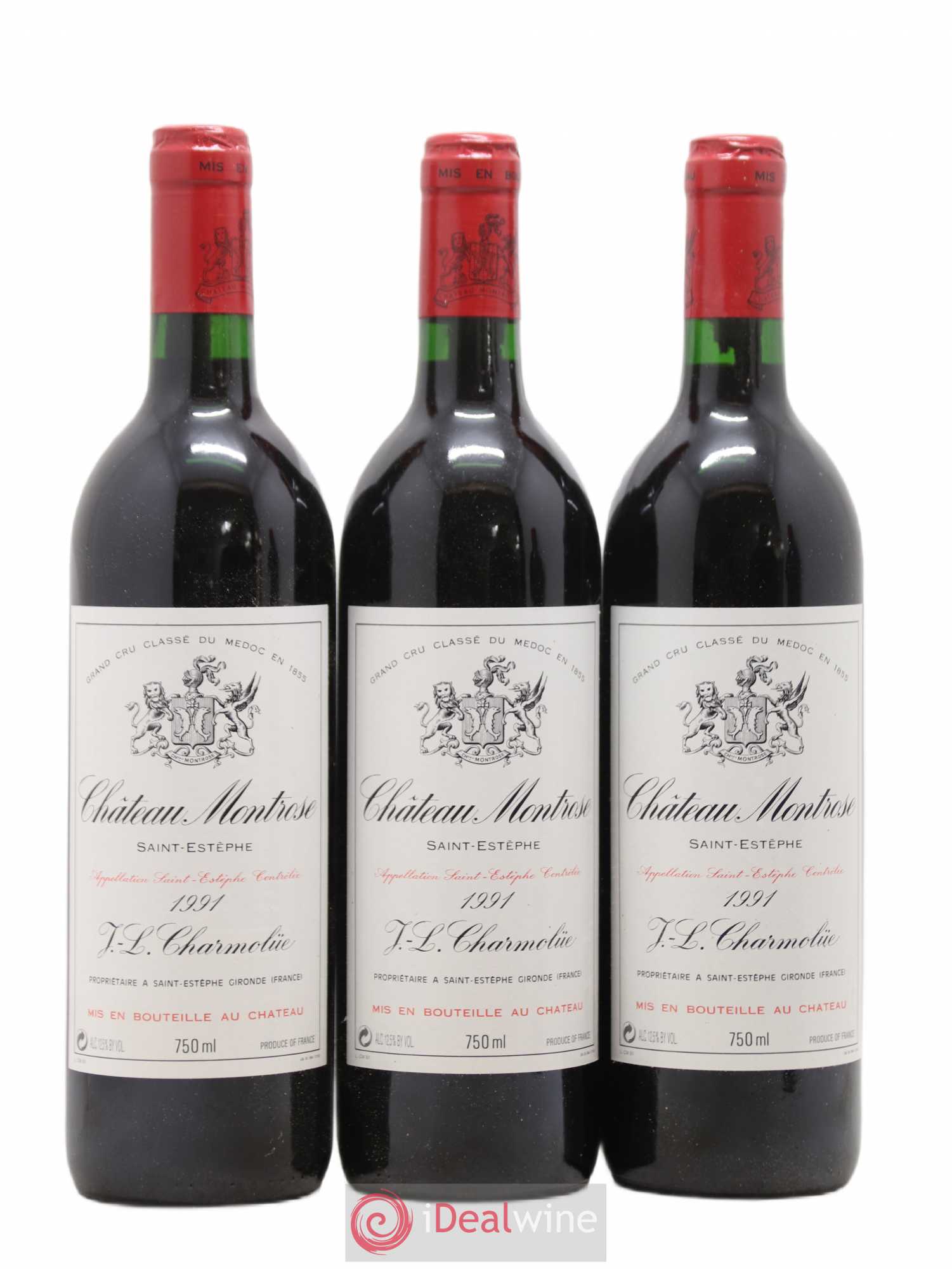 Château Montrose 2ème Grand Cru Classé 1991 - Lot de 12 bouteilles - 3