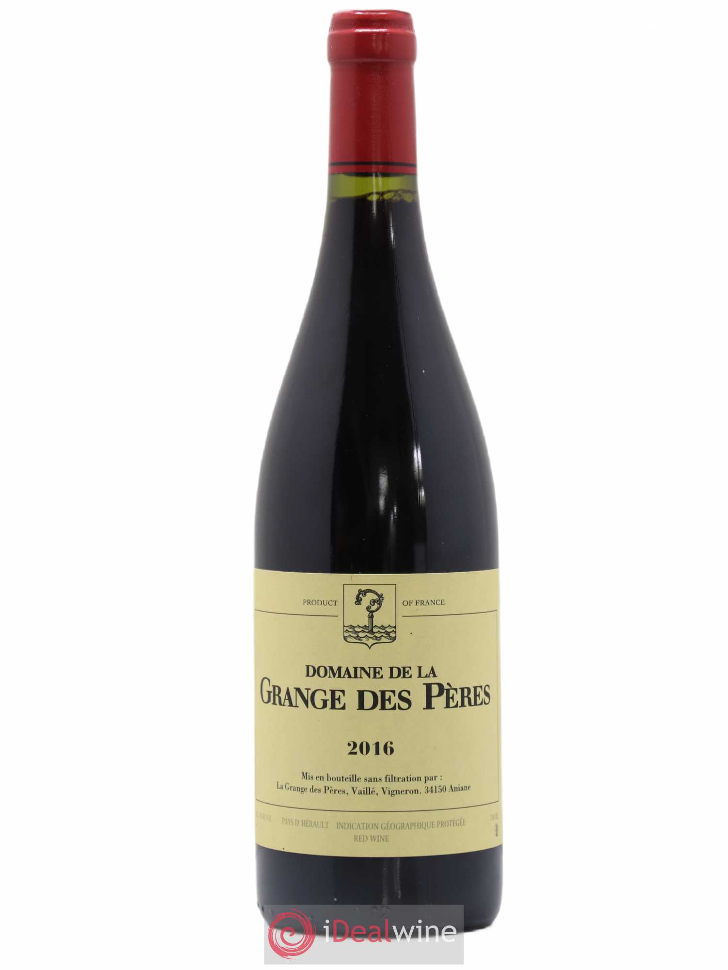 Pays d'Hérault Grange des Pères Laurent Vaillé 2016 - Lot de 1 bouteille - 0