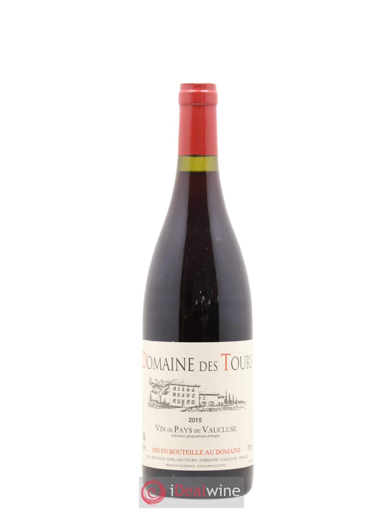 Vaucluse (Vin de Pays de Vaucluse) Domaine des Tours Emmanuel Reynaud 2015 - Lot de 1 bouteille - 0