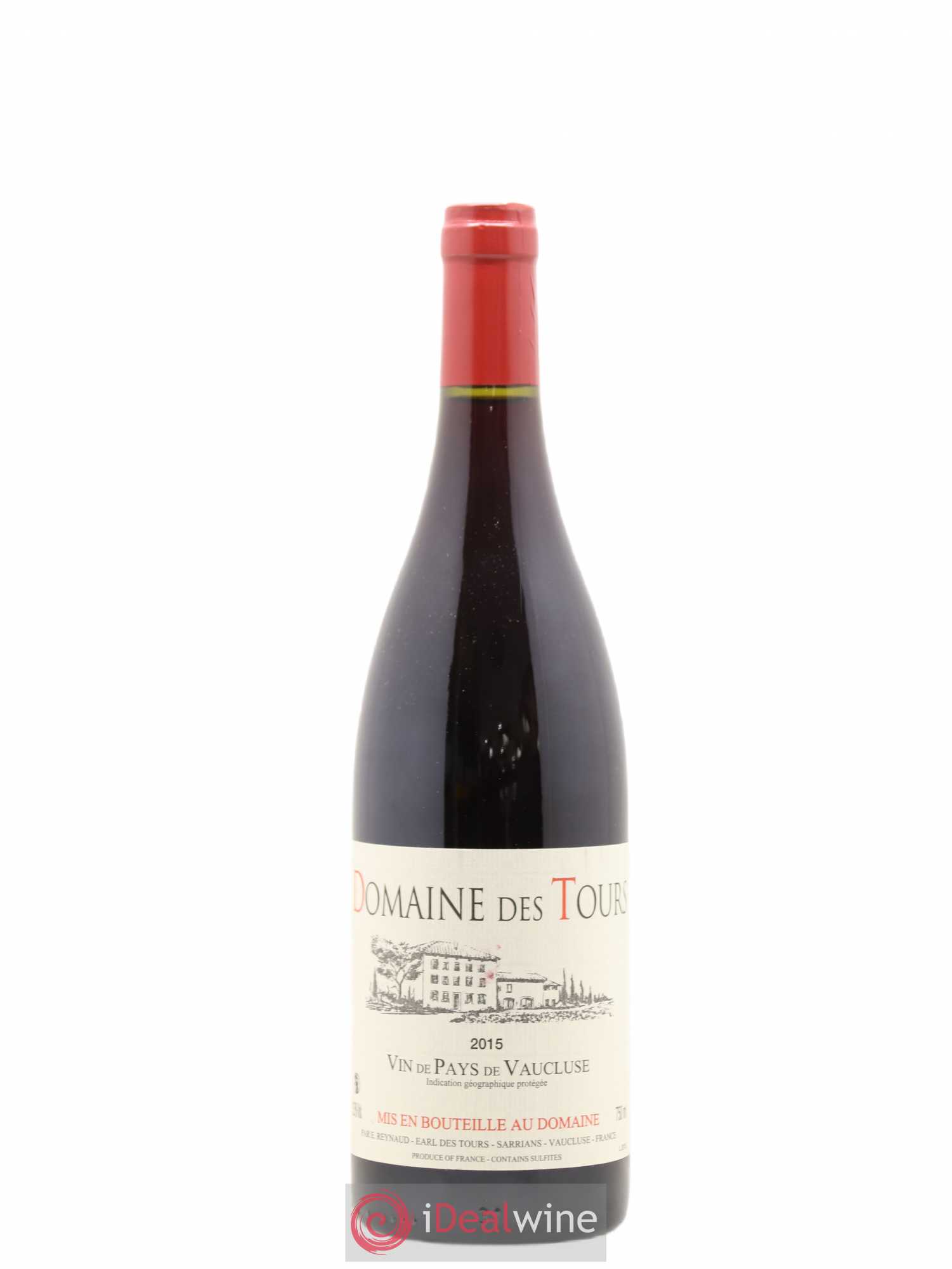 Vaucluse (Vin de Pays de Vaucluse) Domaine des Tours Emmanuel Reynaud 2015 - Lot de 1 bouteille - 0