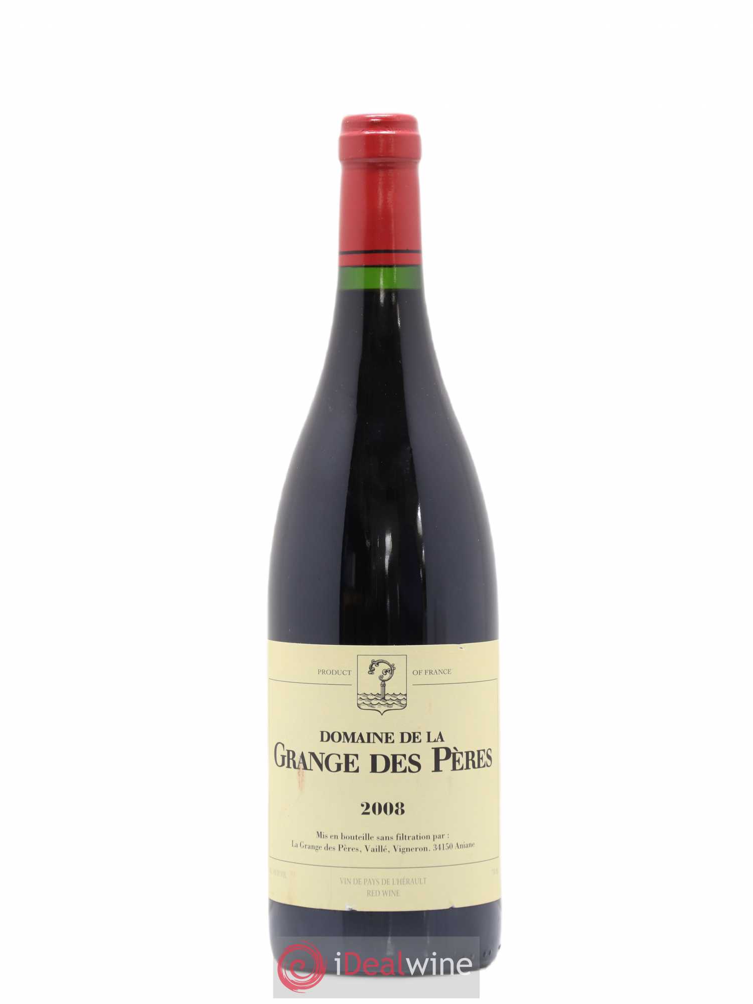 Pays d'Hérault Grange des Pères Laurent Vaillé 2008 - Posten von 1 Flasche - 0
