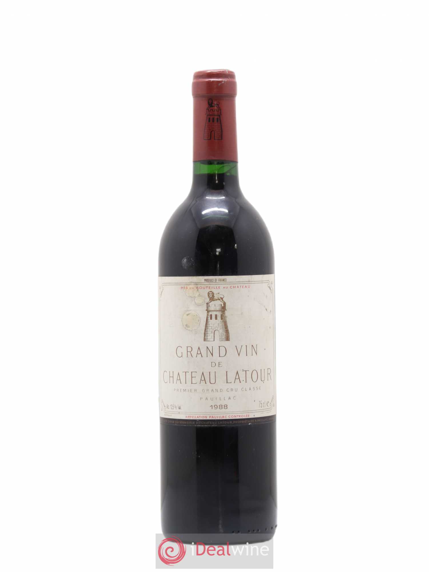 Château Latour 1er Grand Cru Classé 1988 - Lot de 1 bouteille - 0