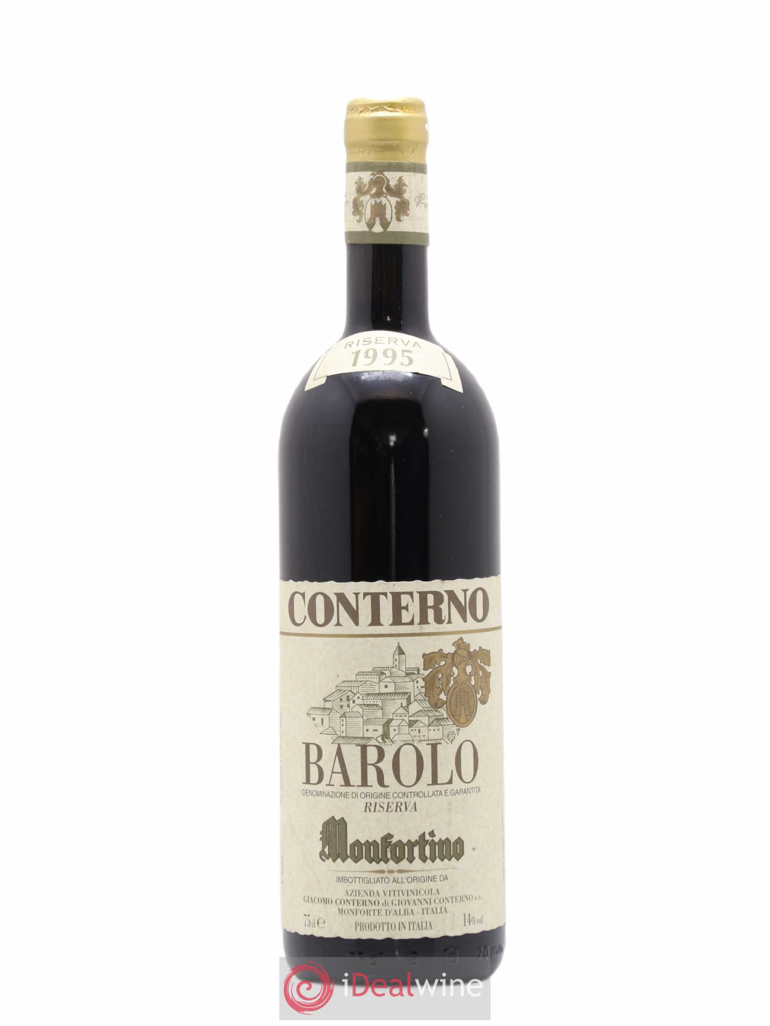 Barolo DOCG Riserva Monfortino Giacomo Conterno 1995 - Lot de 1 bouteille - 0