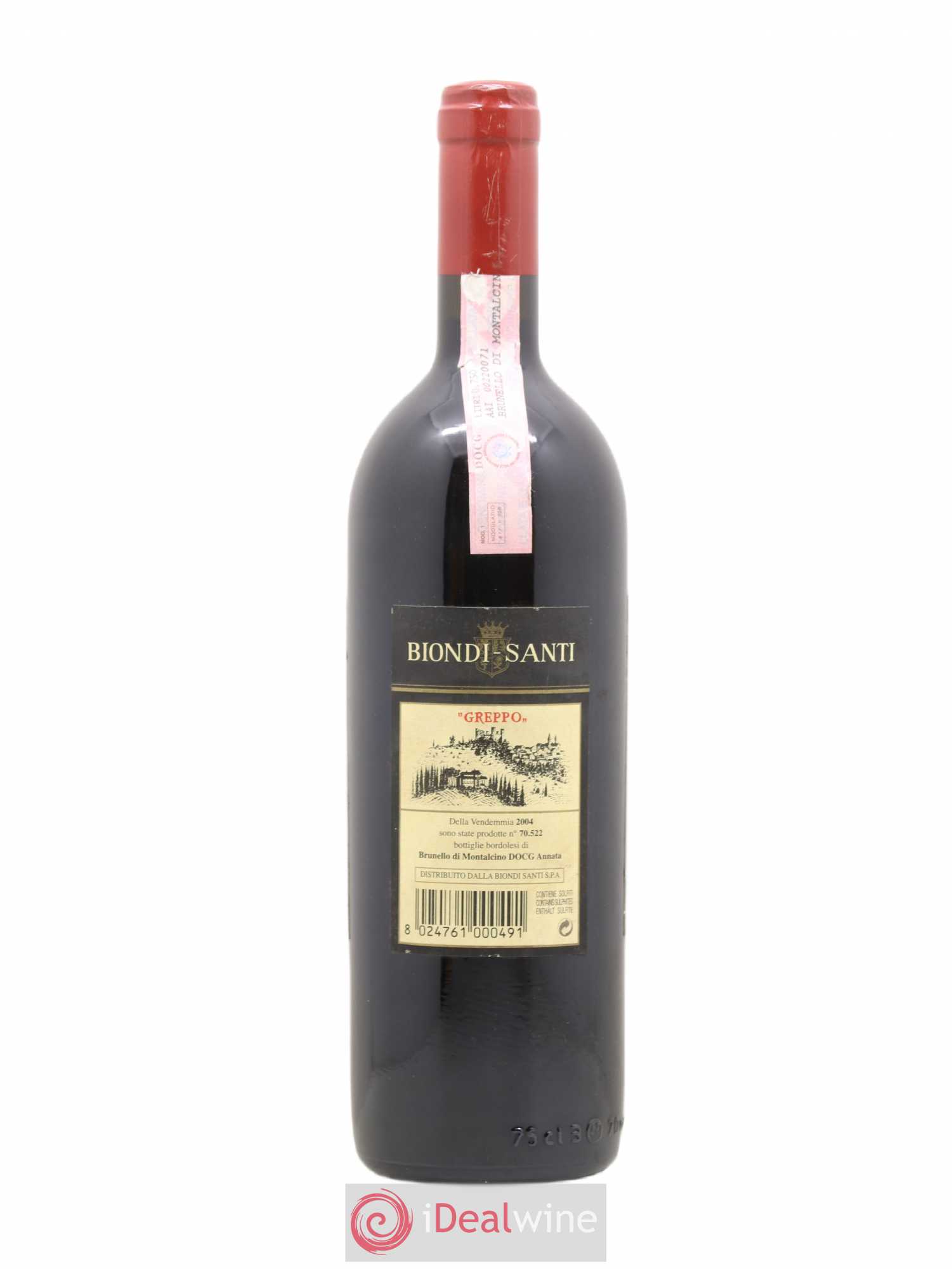 Brunello di Montalcino Tenuta Greppo Biondi-Santi 2004 - Posten von 1 Flasche - 1
