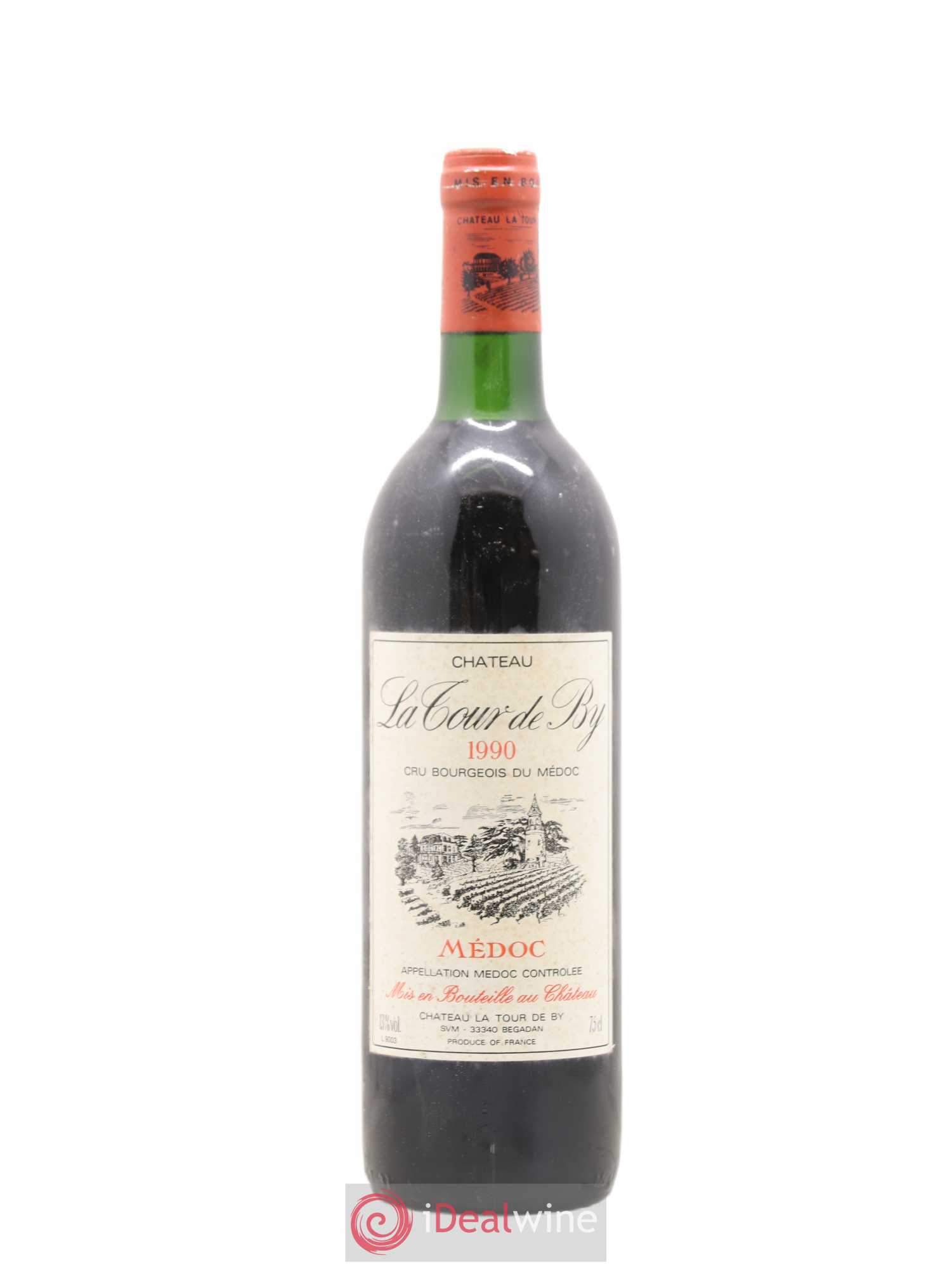 Château La Tour de By Cru Bourgeois 1990 - Lot de 1 bouteille - 0