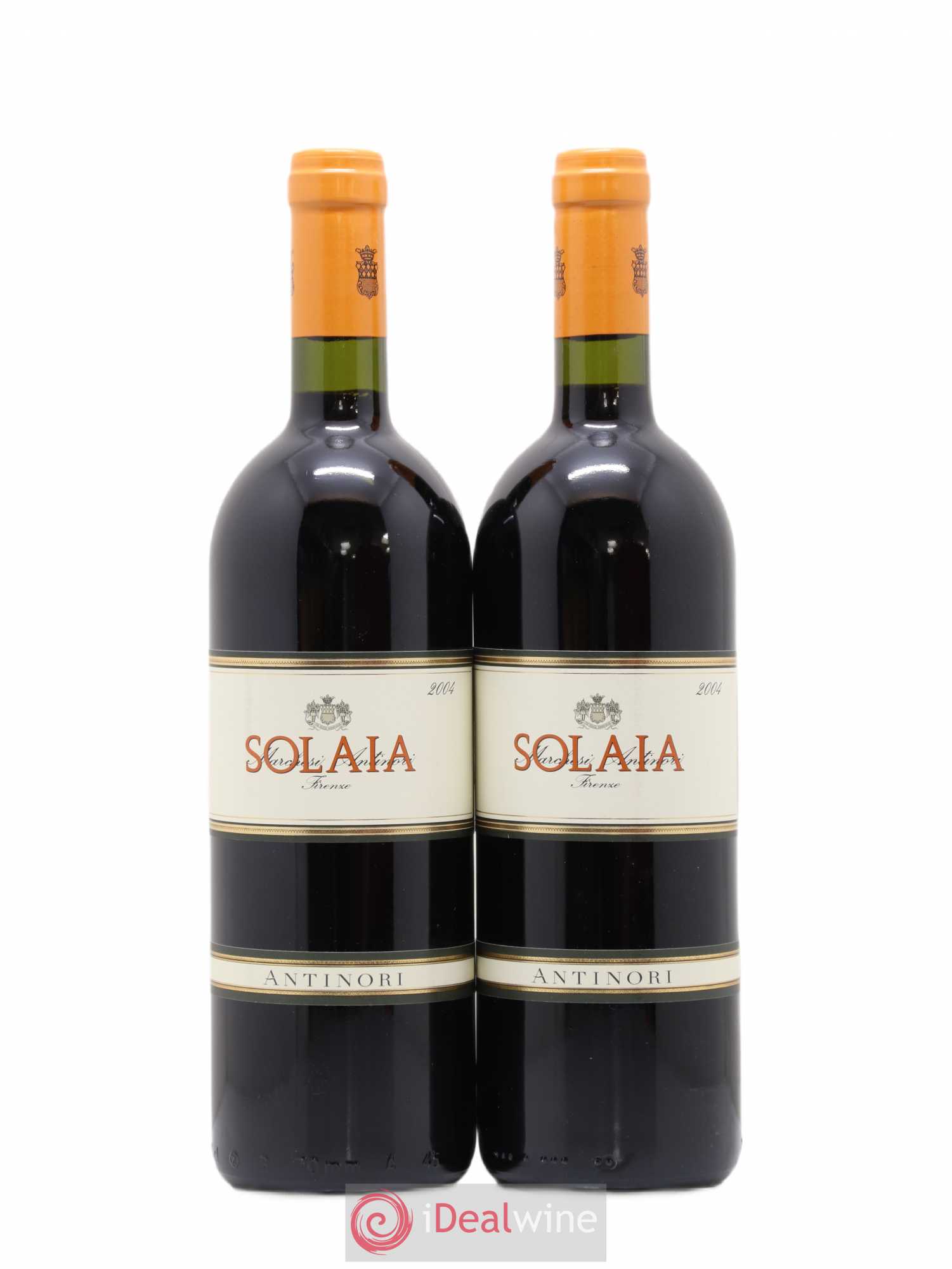 Toscana IGT Solaia Tenuta Tignanello - Marchesi Antinori 2004 - Lot of 2 bottles - 0