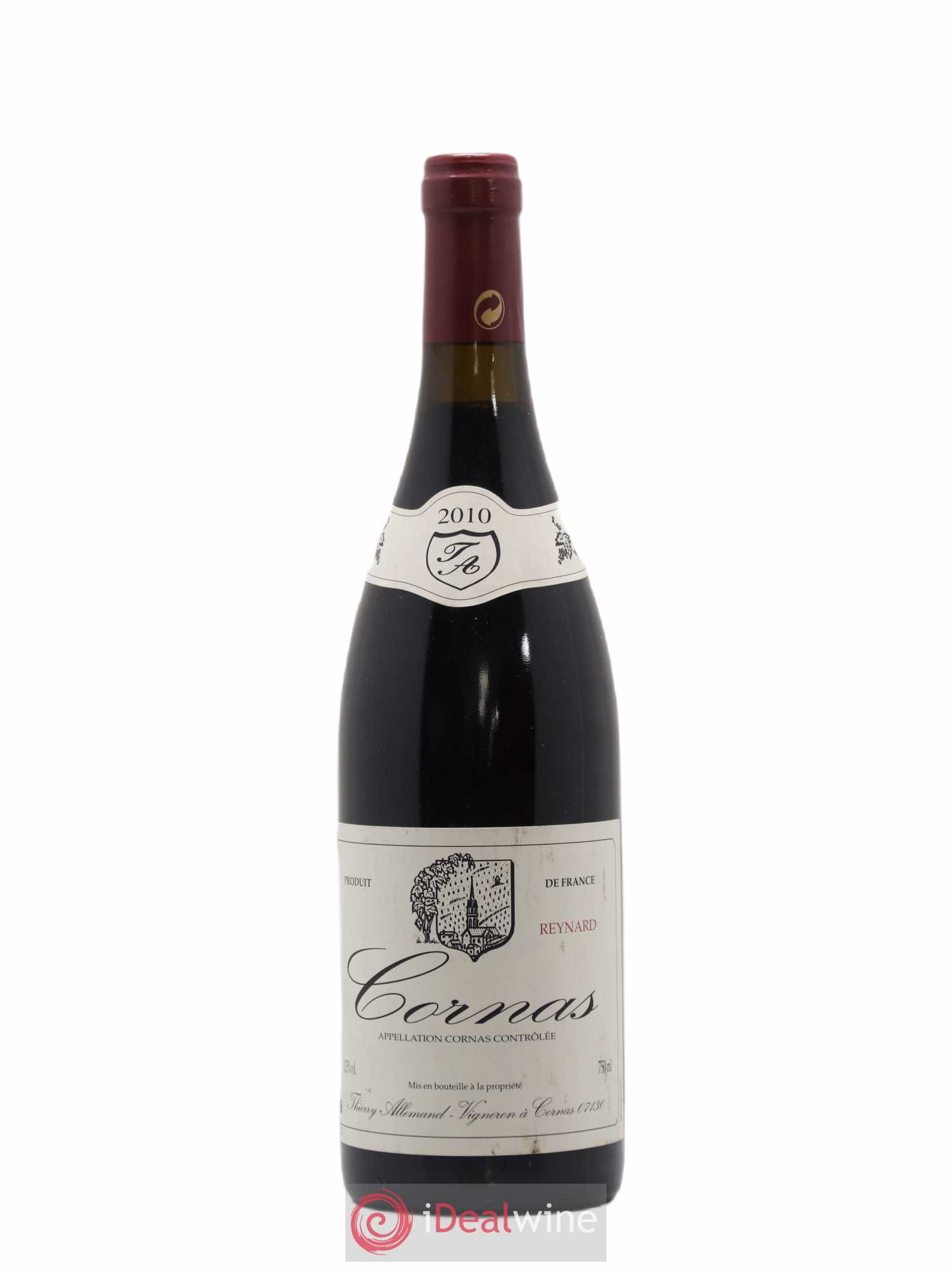 Cornas Reynard Thierry Allemand 2010 - Lot de 1 bouteille - 0