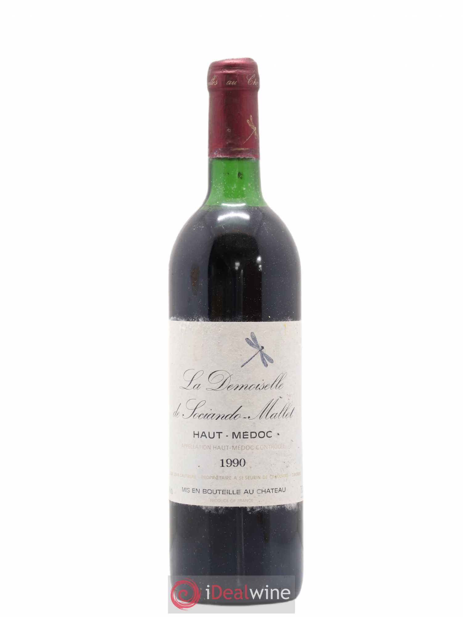 Demoiselle de Sociando Mallet Second Vin (sans prix de réserve) 1990 - Lot de 1 bouteille - 0