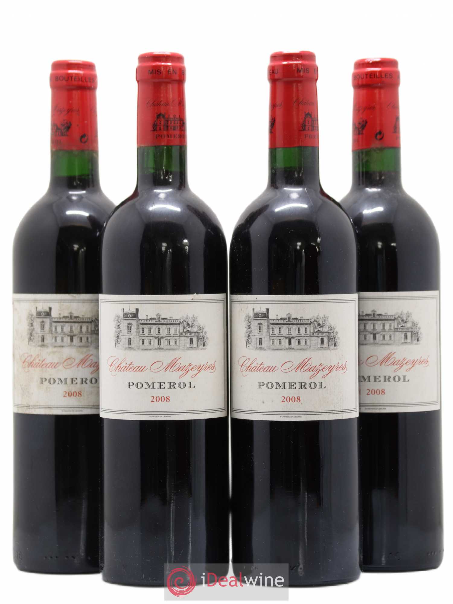Château Mazeyres 2008 - Lot de 4 bouteilles - 0