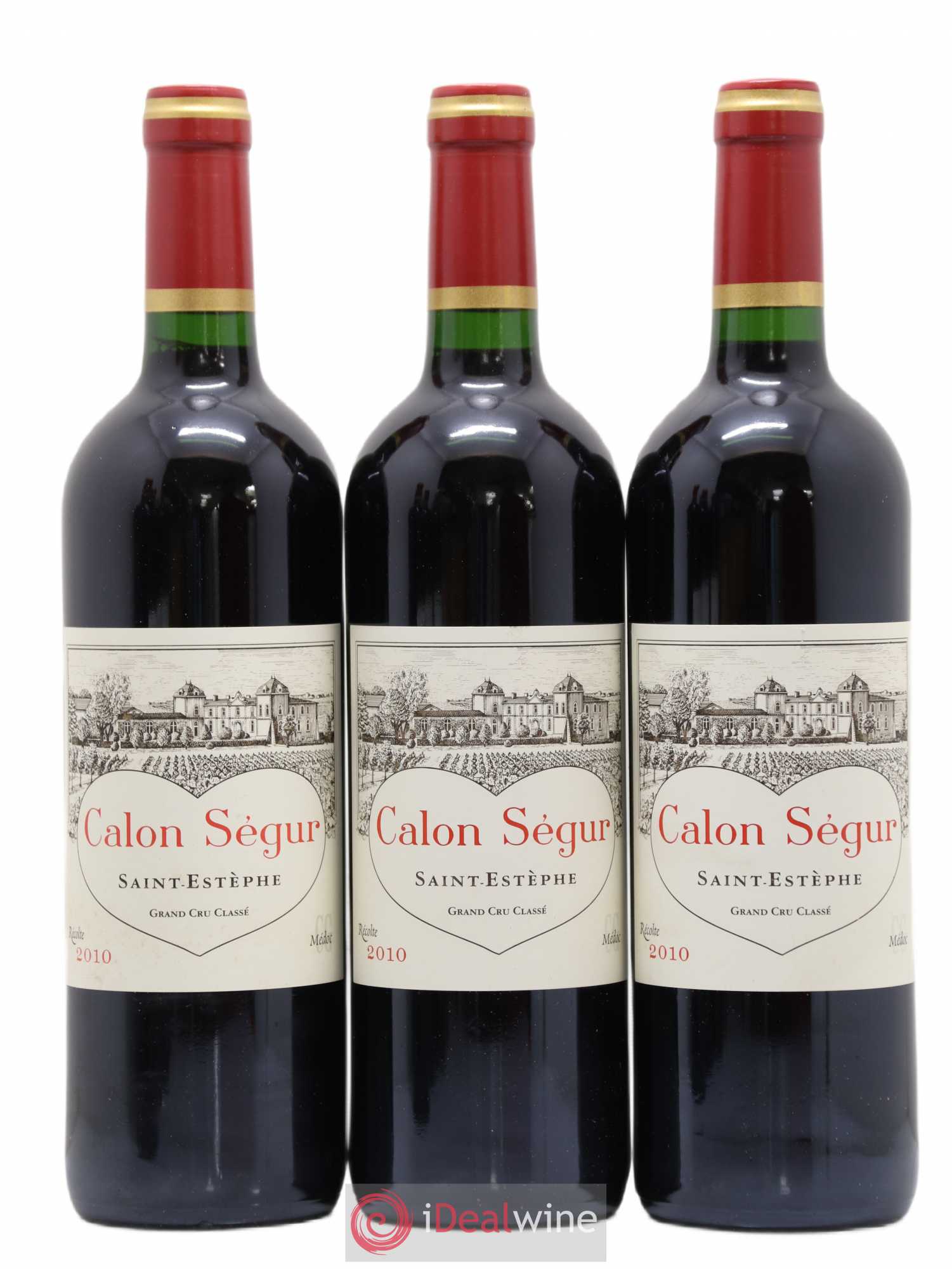 Château Calon Ségur 3ème Grand Cru Classé 2010 - Lot de 6 bouteilles - 1