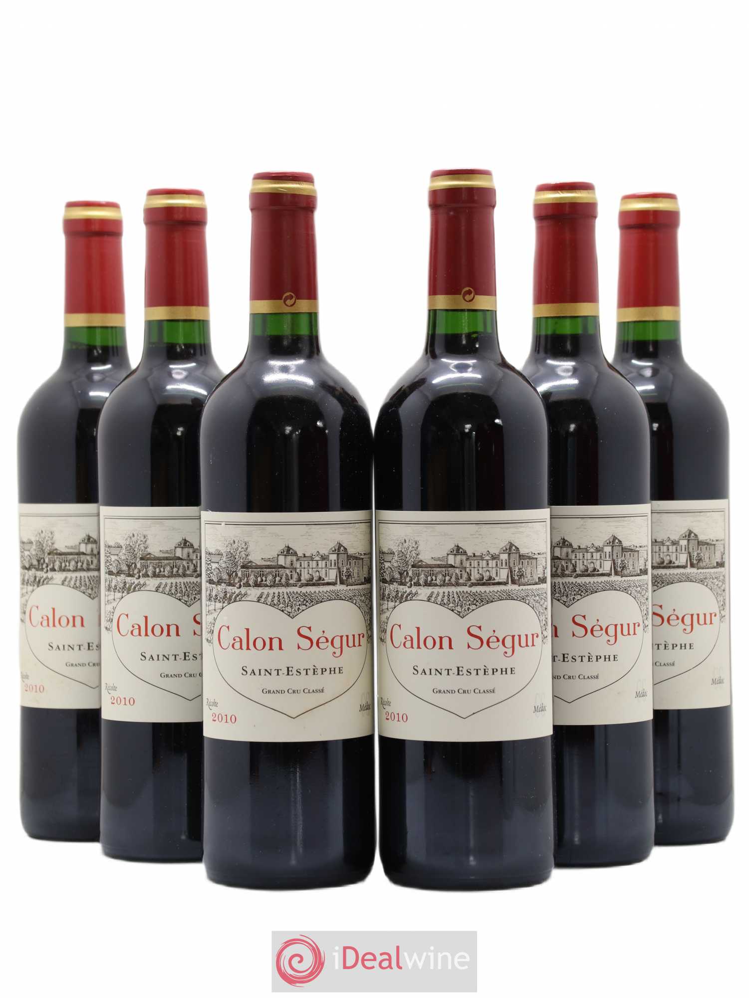 Château Calon Ségur 3ème Grand Cru Classé 2010 - Lot de 6 bouteilles - 0