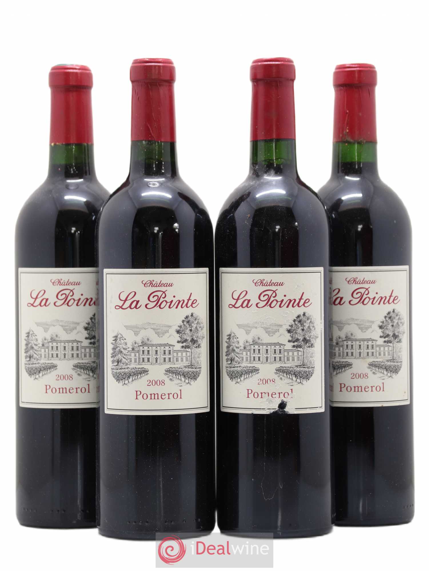 Château la Pointe 2008 - Lot de 4 bouteilles - 0