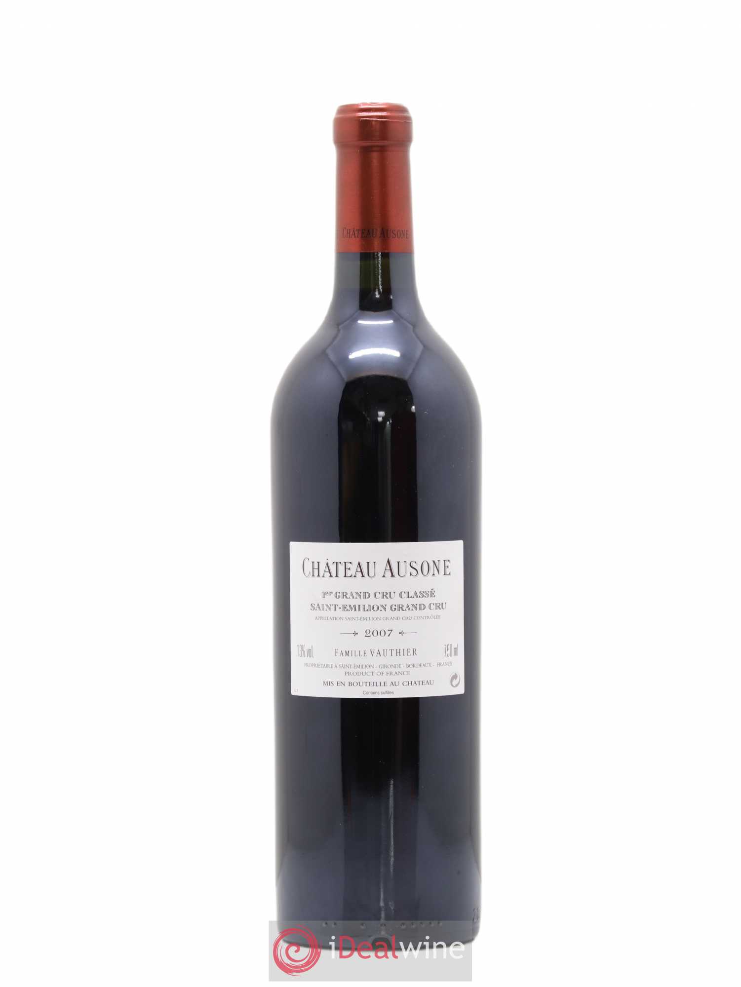 Château Ausone 1er Grand Cru Classé A 2007 - Lot de 1 bouteille - 1