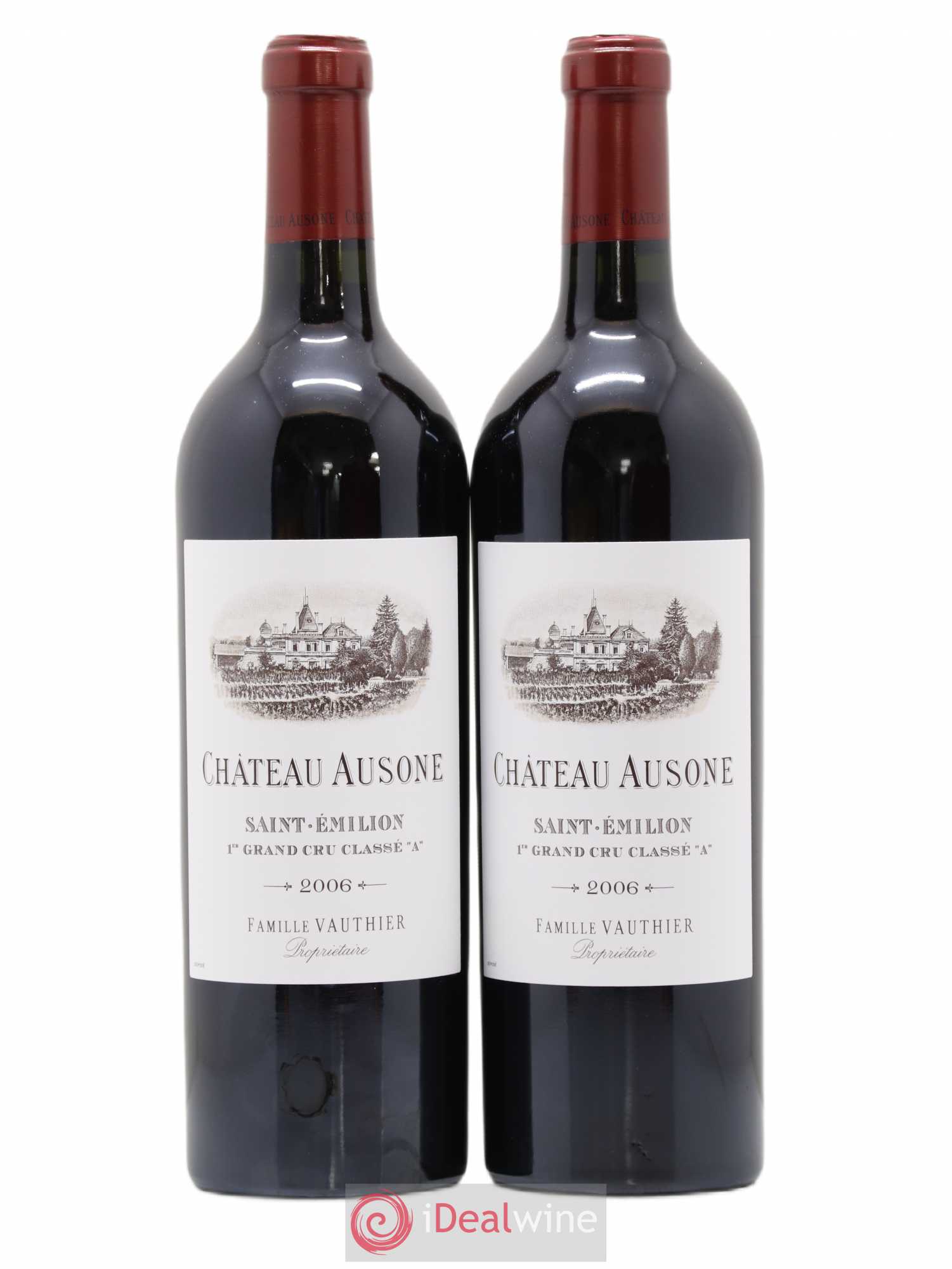 Château Ausone 1er Grand Cru Classé A 2006 - Lot de 2 bouteilles - 0