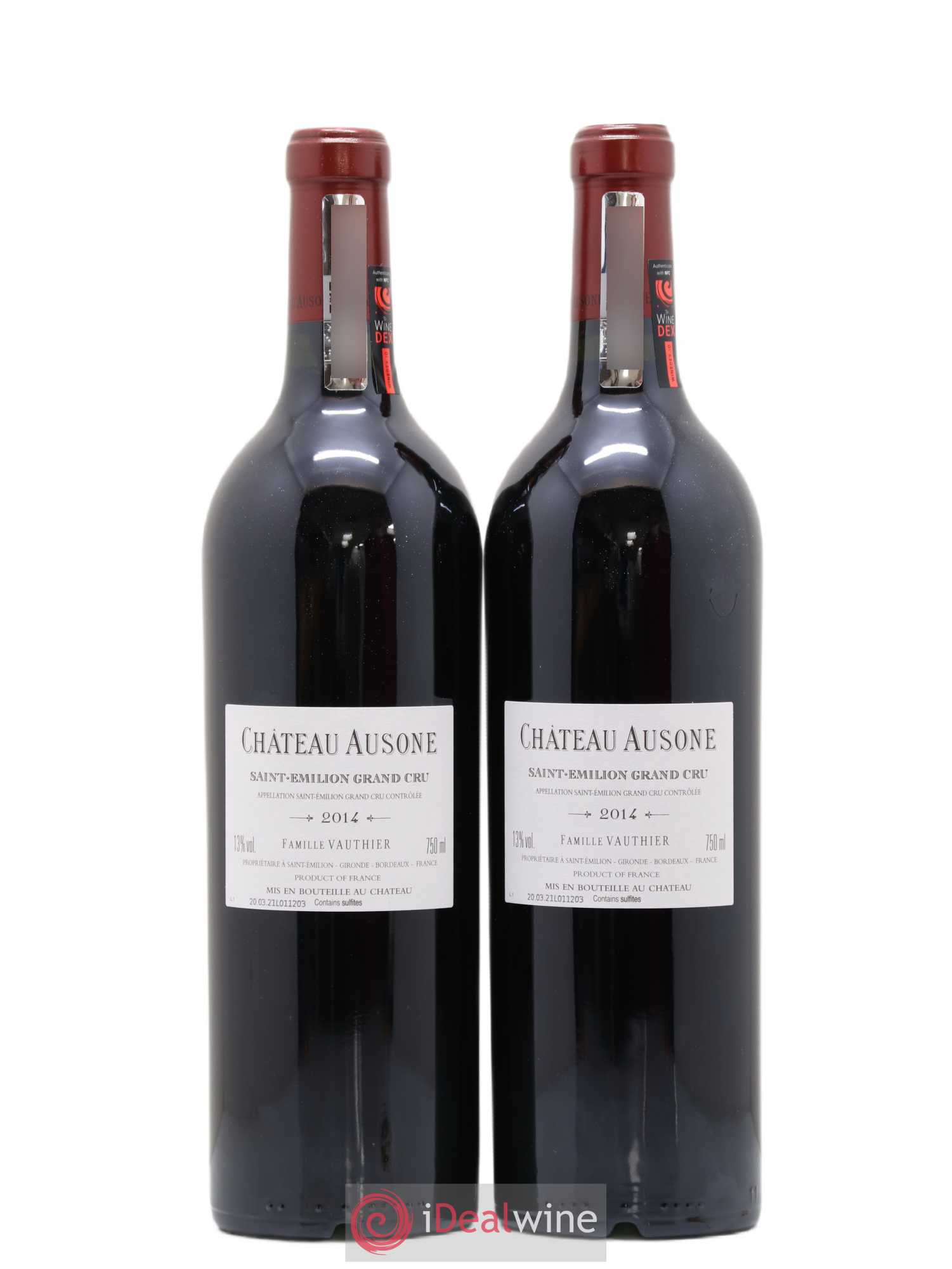 Château Ausone 1er Grand Cru Classé A 2014 - Lot de 2 bouteilles - 1