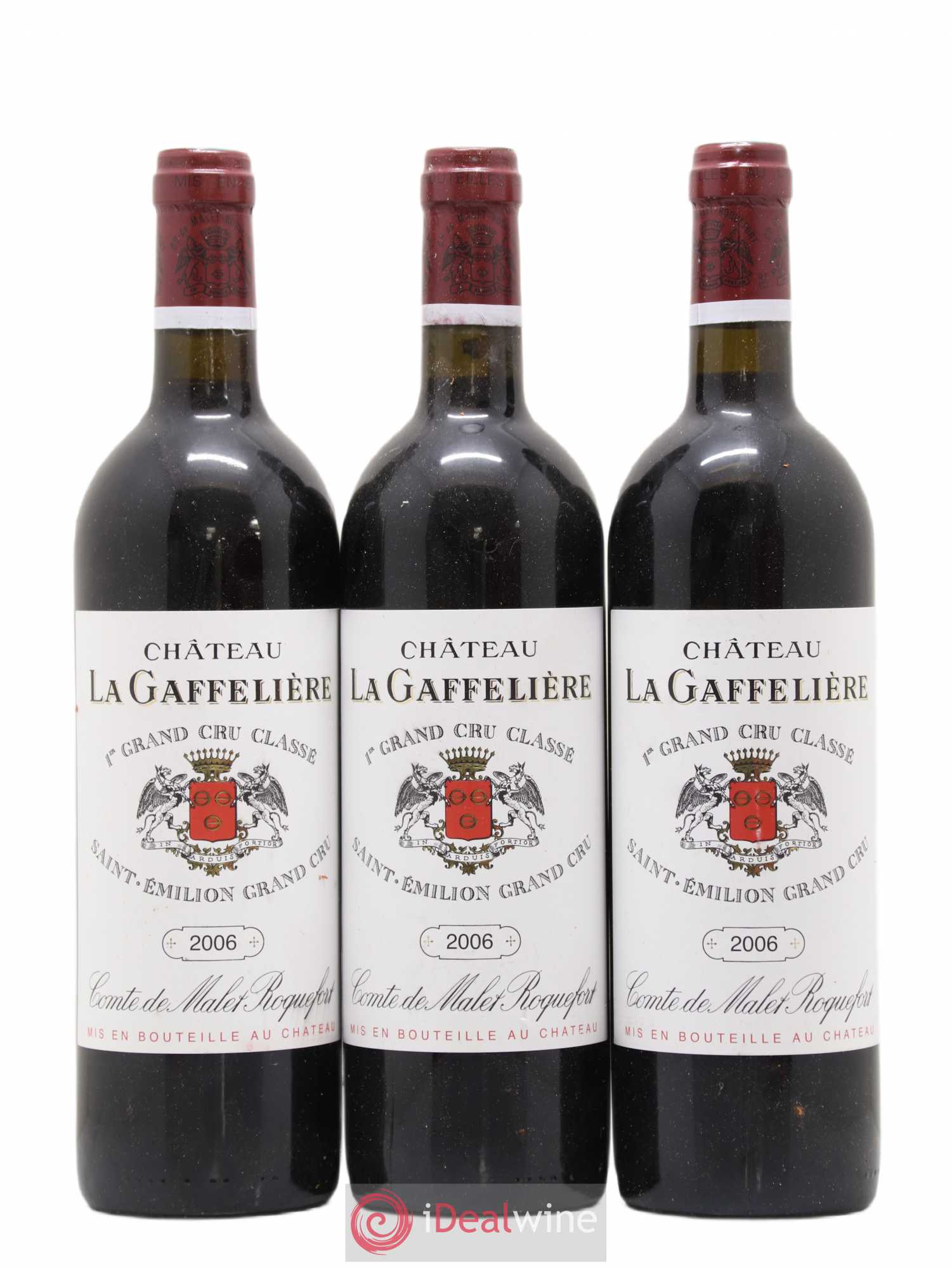 Château la Gaffelière 1er Grand Cru Classé B 2006 - Lot de 3 bouteilles - 0