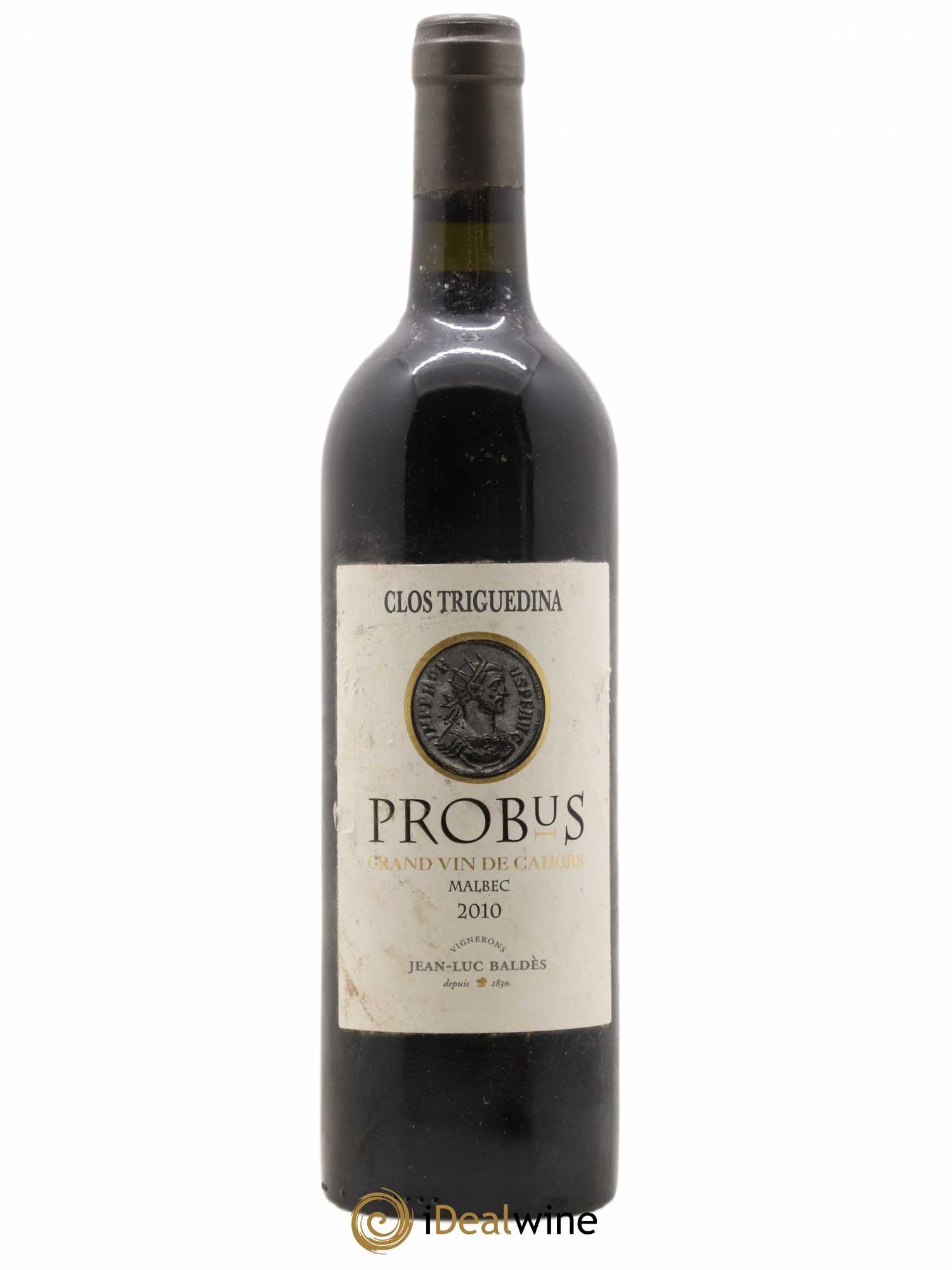 Cahors Clos Triguedina Probus Jean-Luc Baldès 2010 - Lot de 1 bouteille - 0